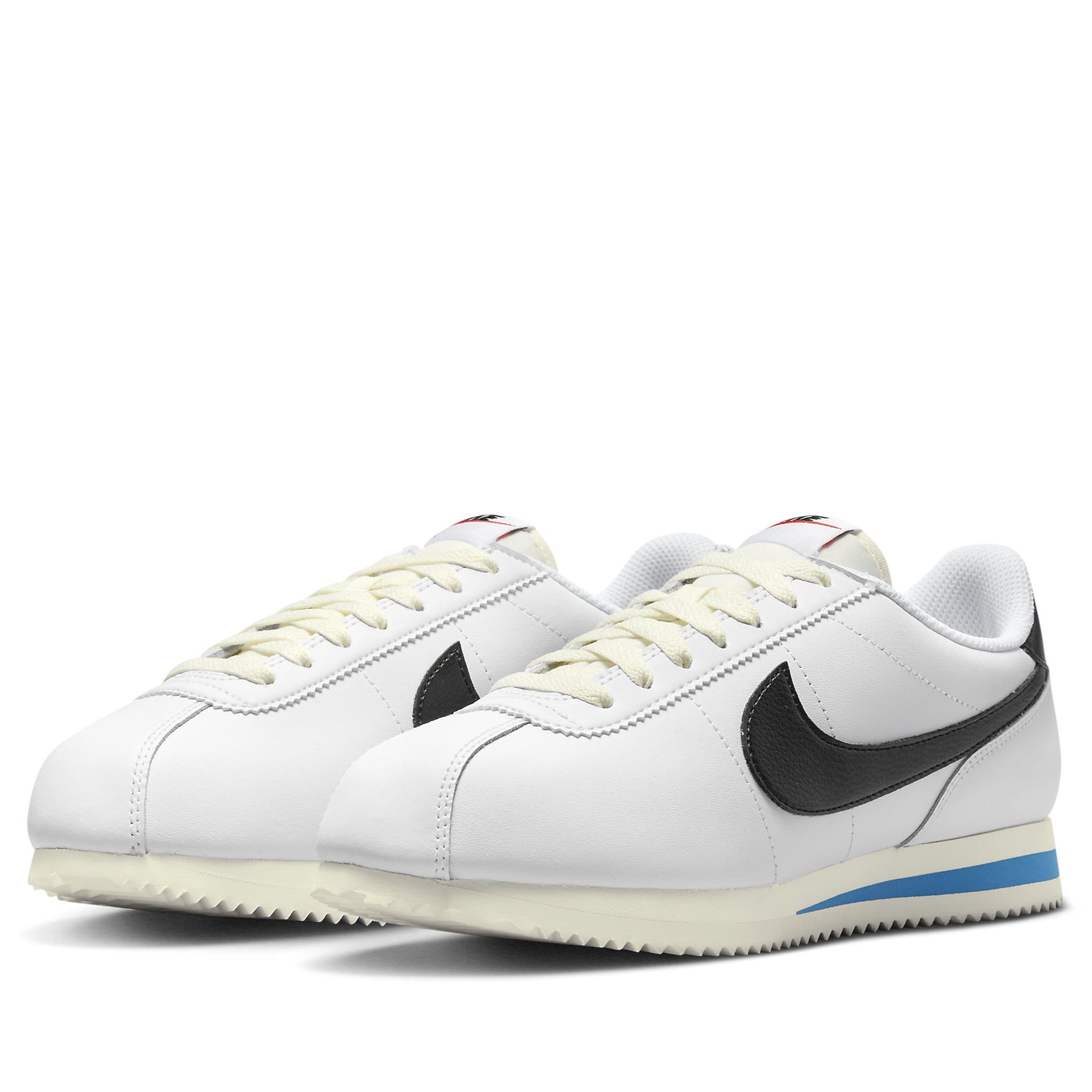  NIKE CORTEZ WHITE BLACK LIGHT PHOTO BLUE DN1791-100 