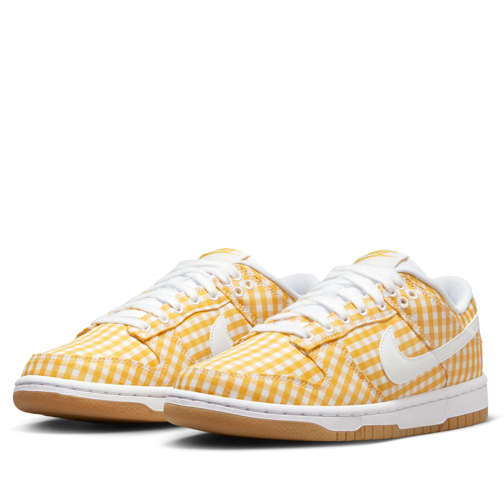  NIKE DUNK LOW YELLOW GINGHAM DZ2777-700 