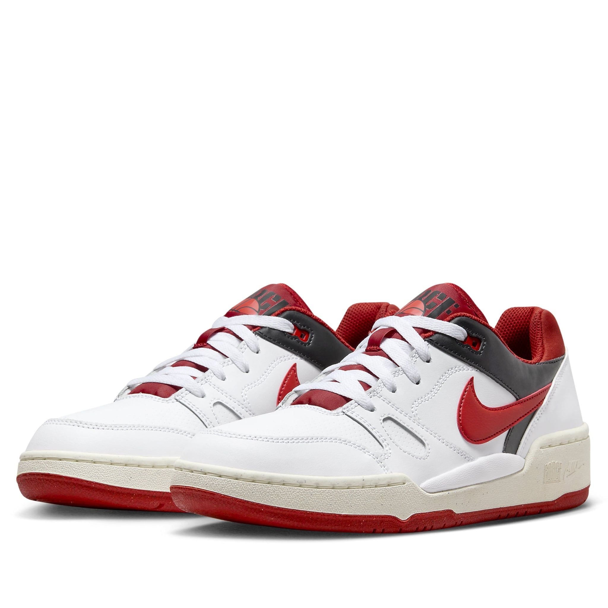  NIKE FULL FORCE LOW WHITE RED BLACK FB1362-102 