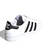  ADIDAS SUPERSTAR J WHITE BLACK FU7712 