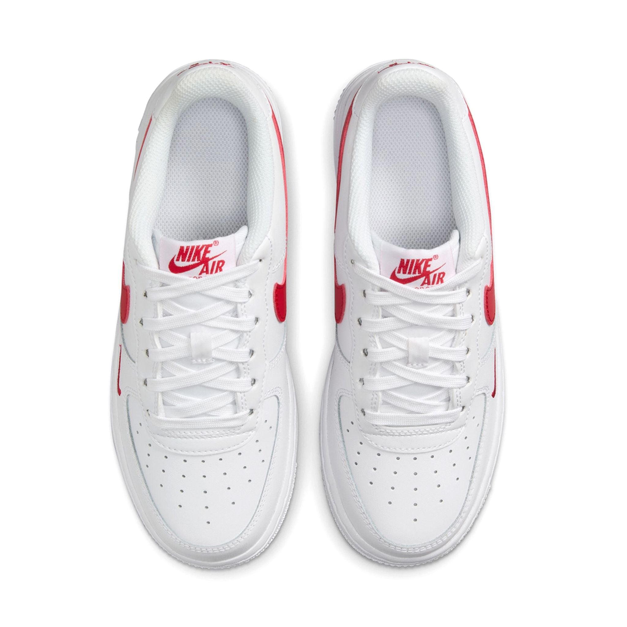  NIKE AIR FORCE 1 WHITE UNIVERSITY RED FV7020-101 