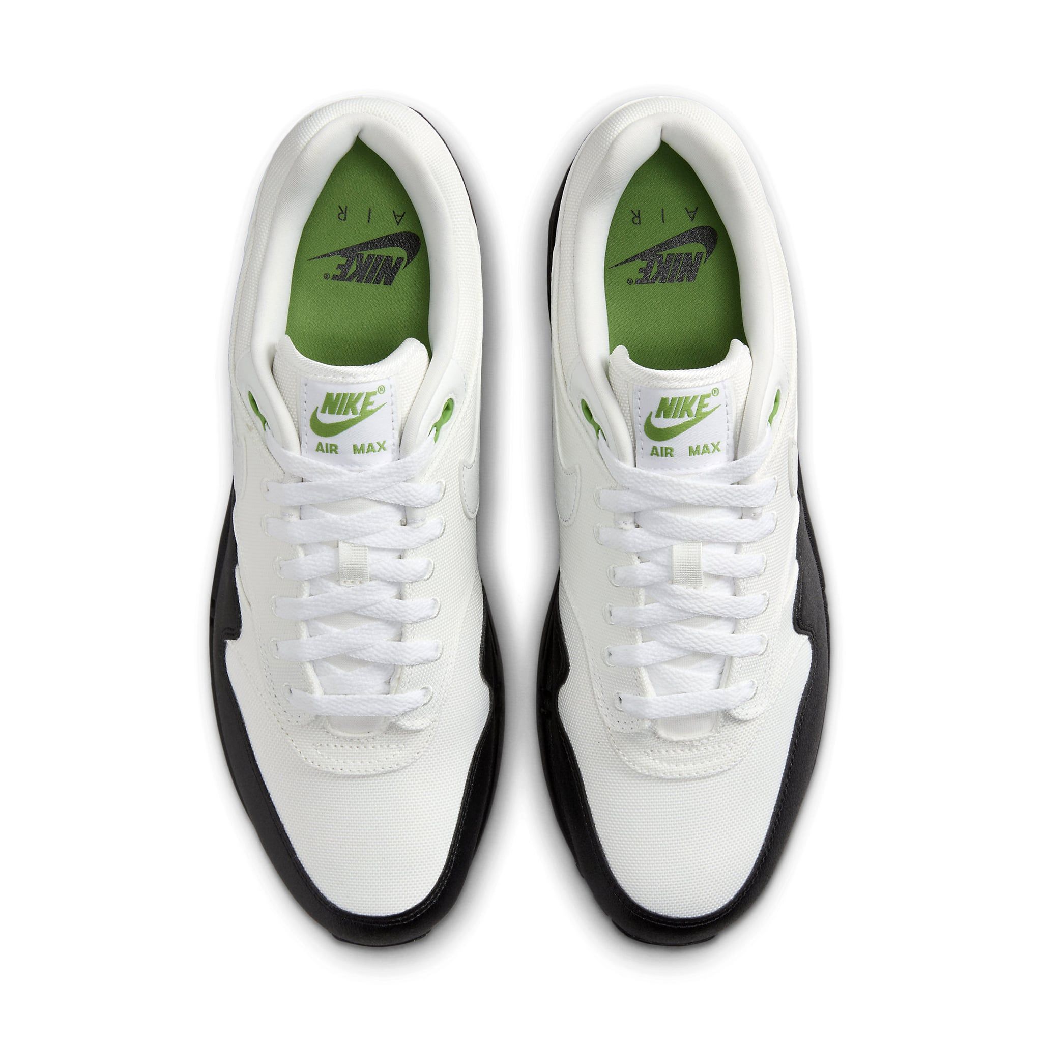  NIKE AIR MAX 1 WHITE BLACK CHLOROPHYLL FZ5160-121 