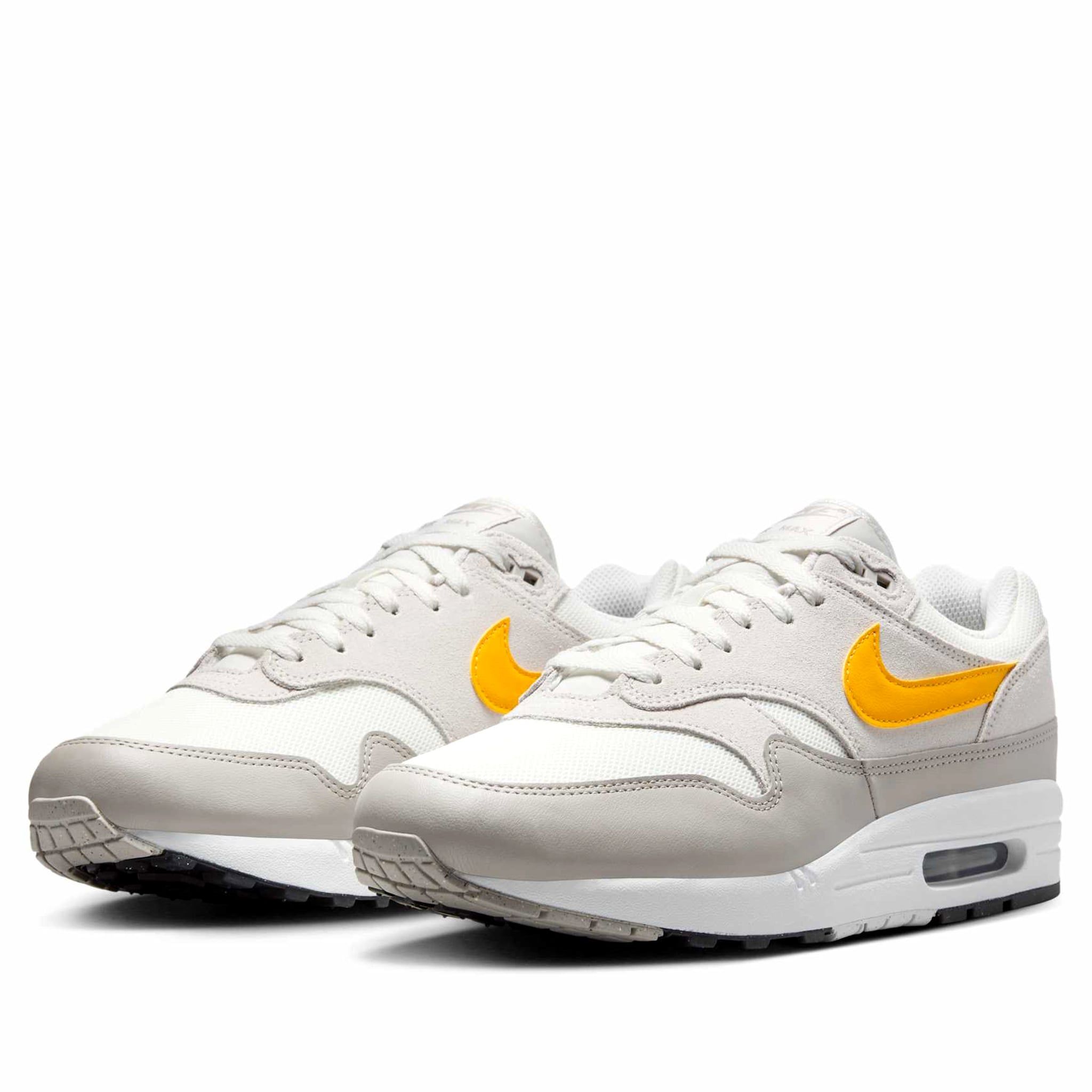  NIKE AIR MAX 1 ESSENTIAL SUMMIT WHITE UNIVERSITY GOLD FZ5808-105 