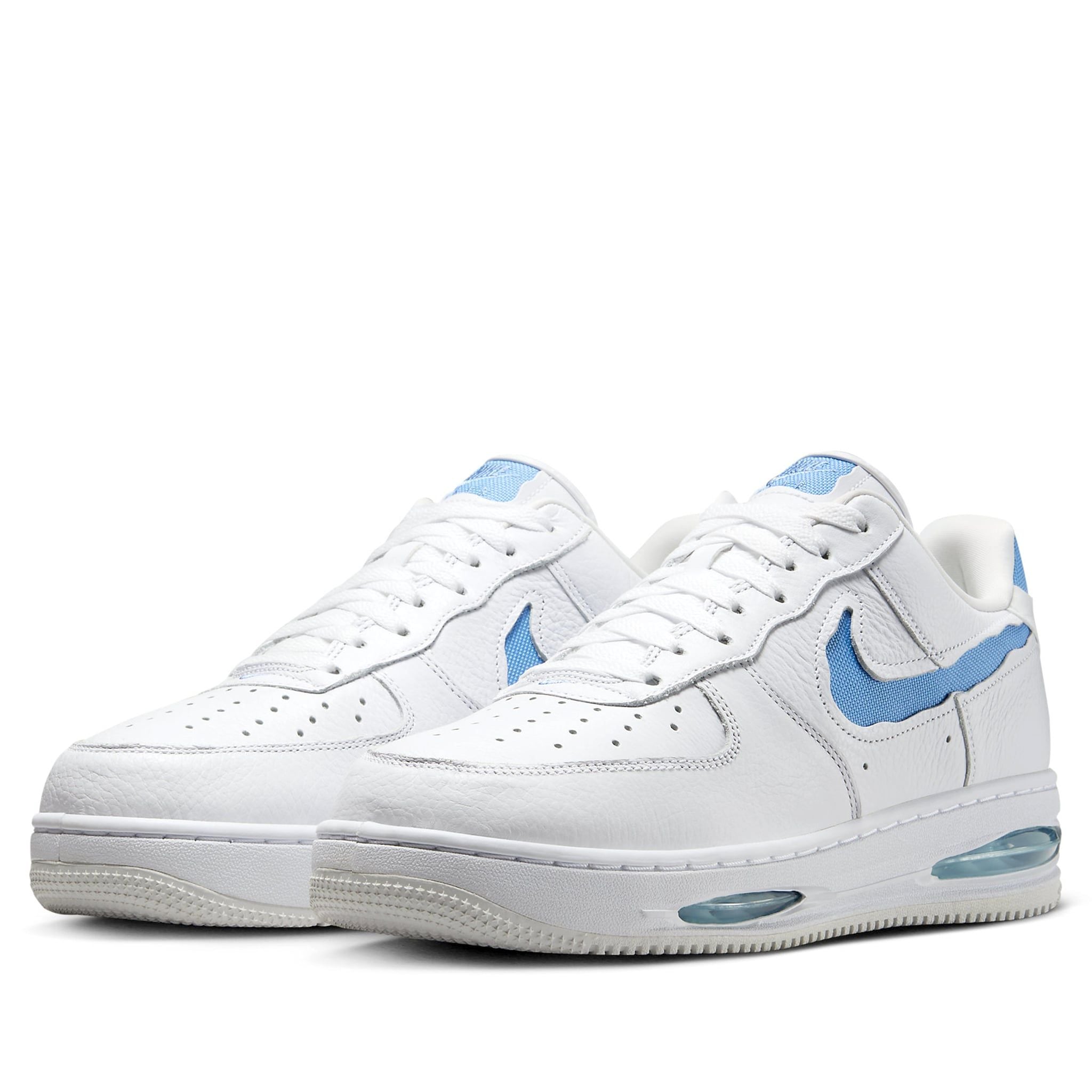  NIKE AIR FORCE 1 LOW EVO WHITE UNIVERSITY BLUE HF3630-101 