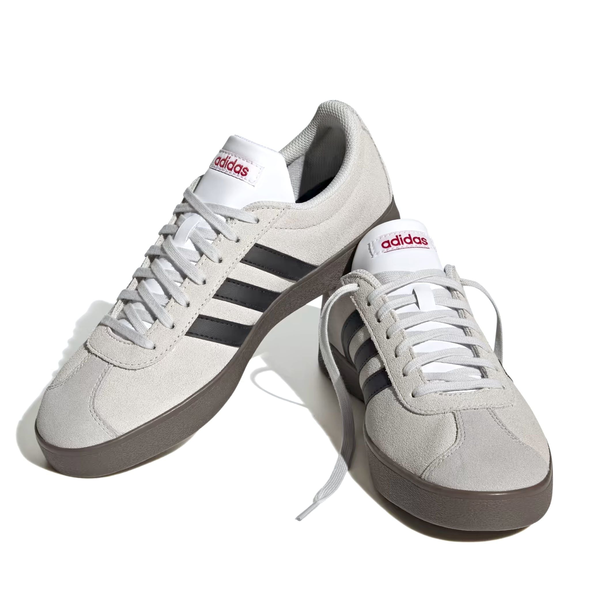  ADIDAS VL COURT GREY BLACK GUM HQ1802 