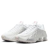  NIKE SHOX R4 WHITE BRIGHT CRIMSON METALLIC SILVER HQ1988-101 