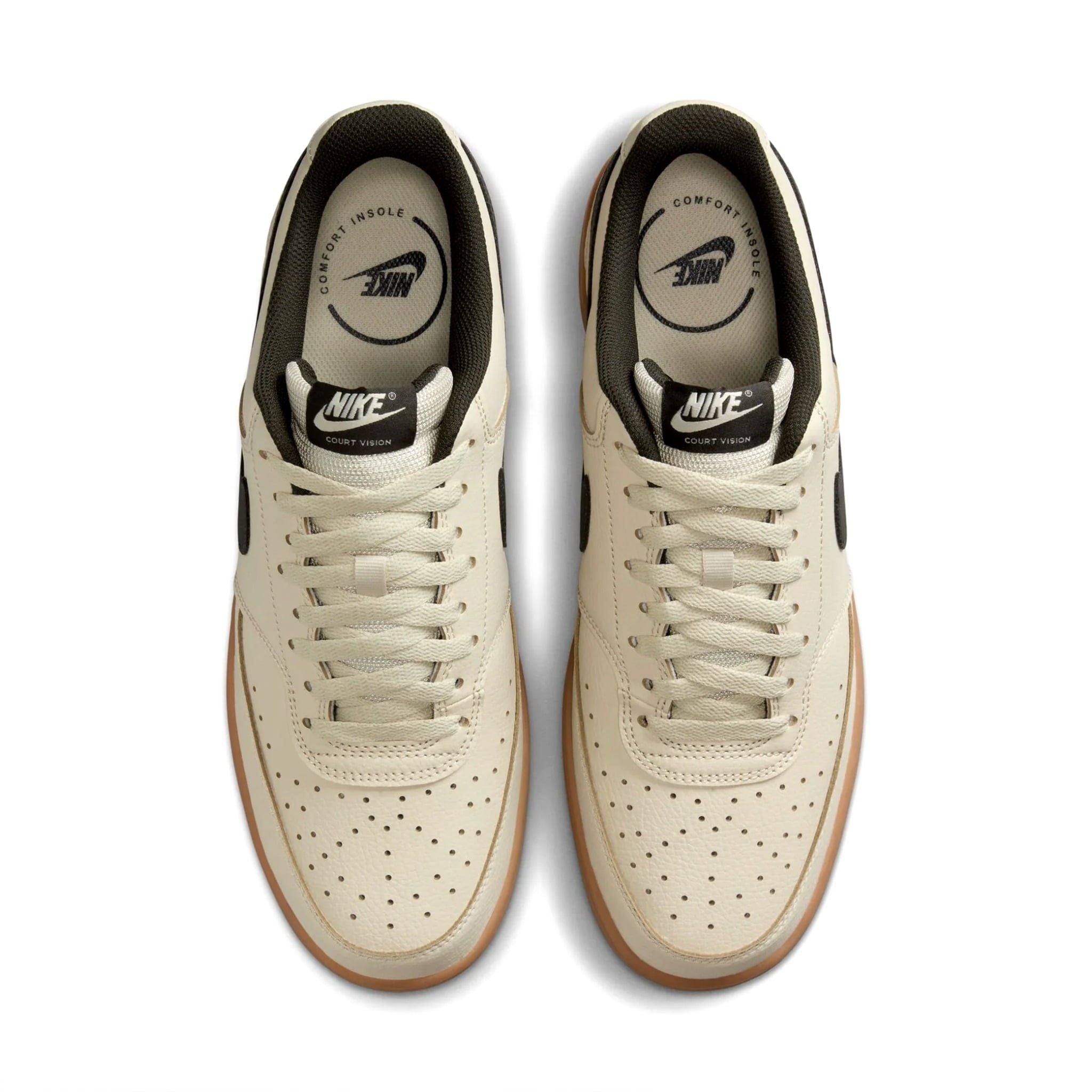  NIKE COURT VISION LOW LIGHT KHAKI GREEN GUM HV4506-200 