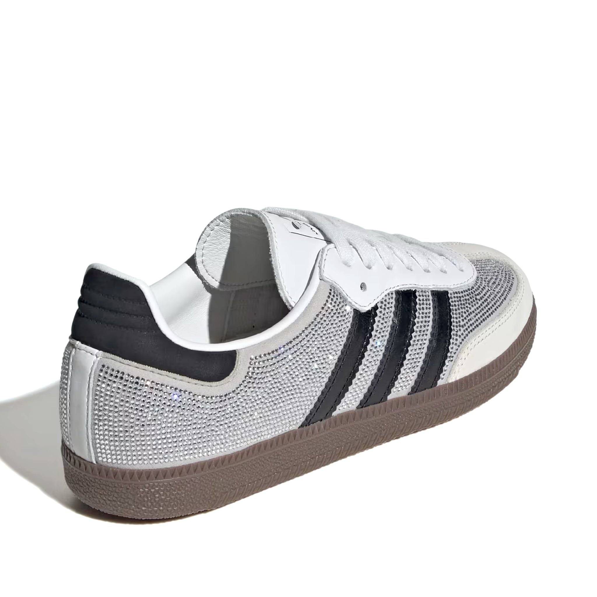  ADIDAS SAMBA OG RHINESTONE CRYSTAL WHITE SILVER IH9055 