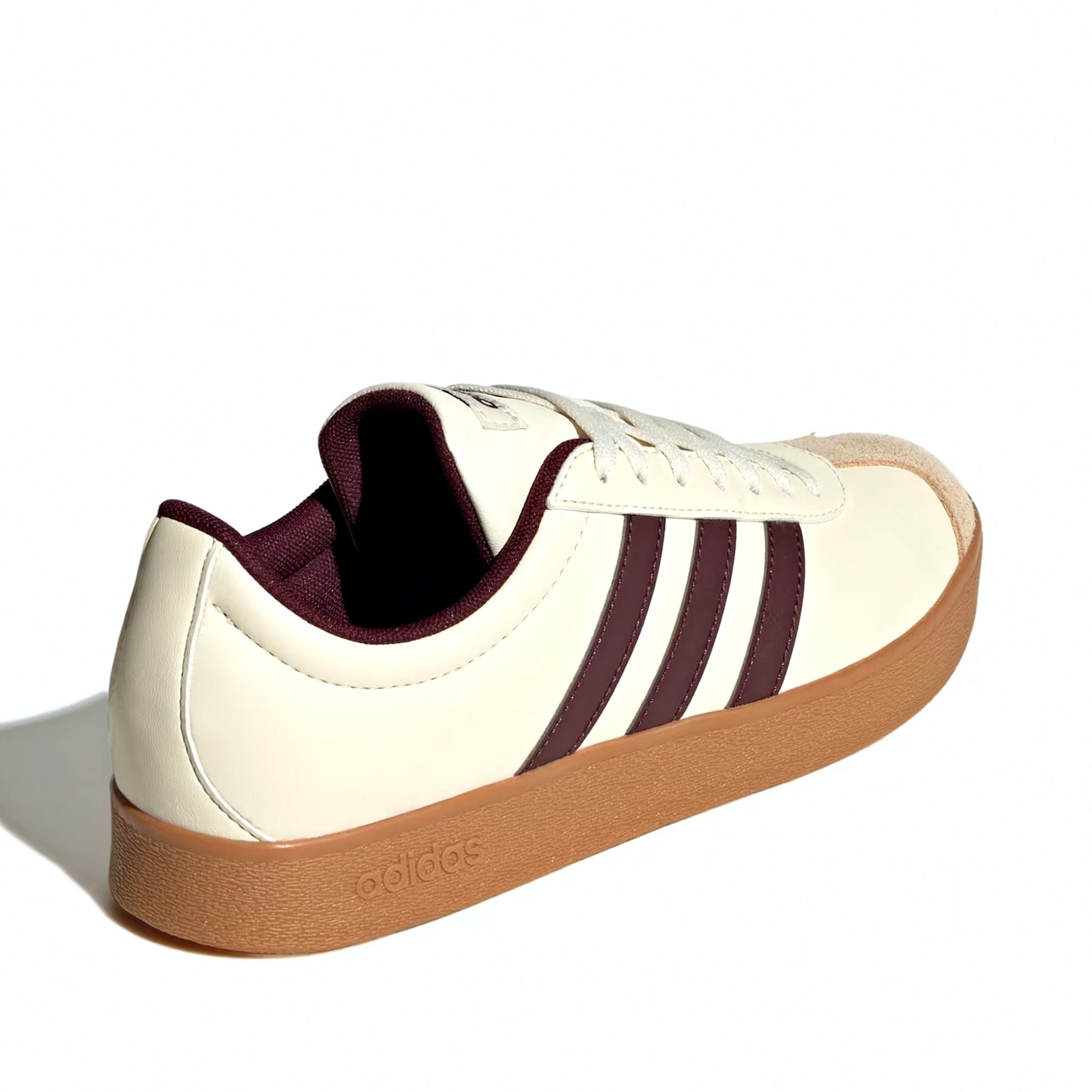  ADIDAS VL COURT BASE MAROON CRYSTAL SAND JS2673 