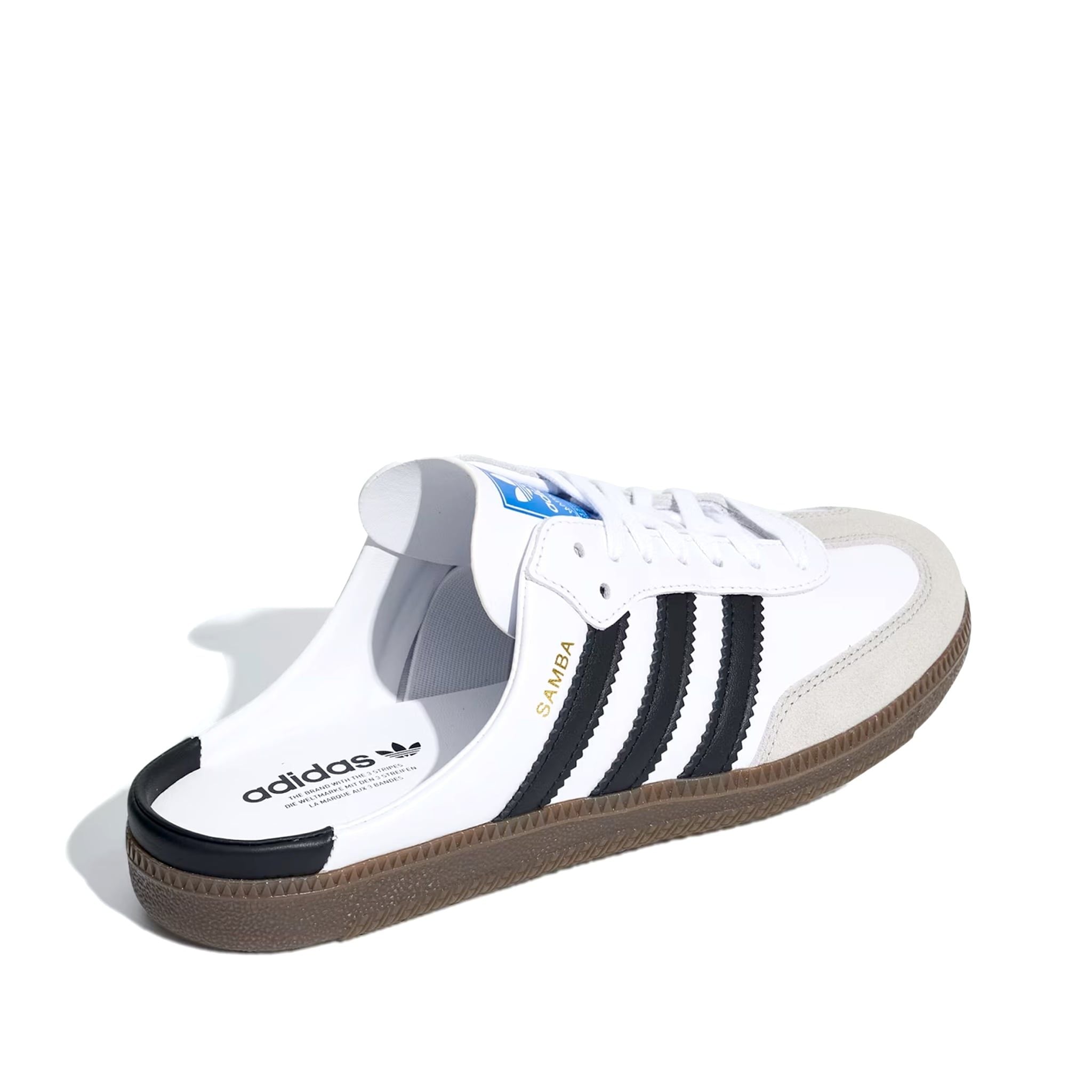  ADIDAS SAMBA MULE WHITE BLACK GUM LB3814 