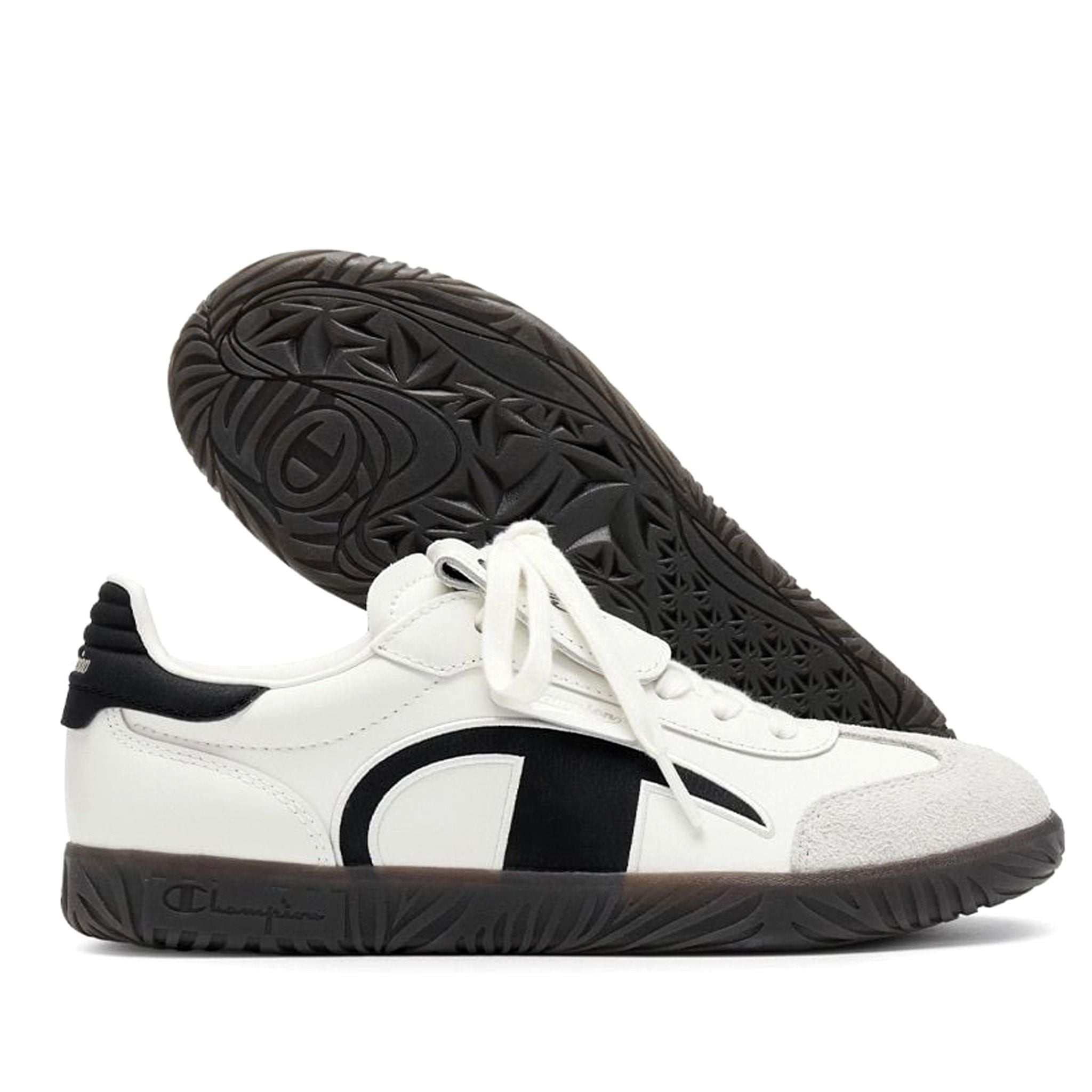  CHAMPION ESSENTIALS T-TRAINER CREAM BLACK U4CFCTW15U3 
