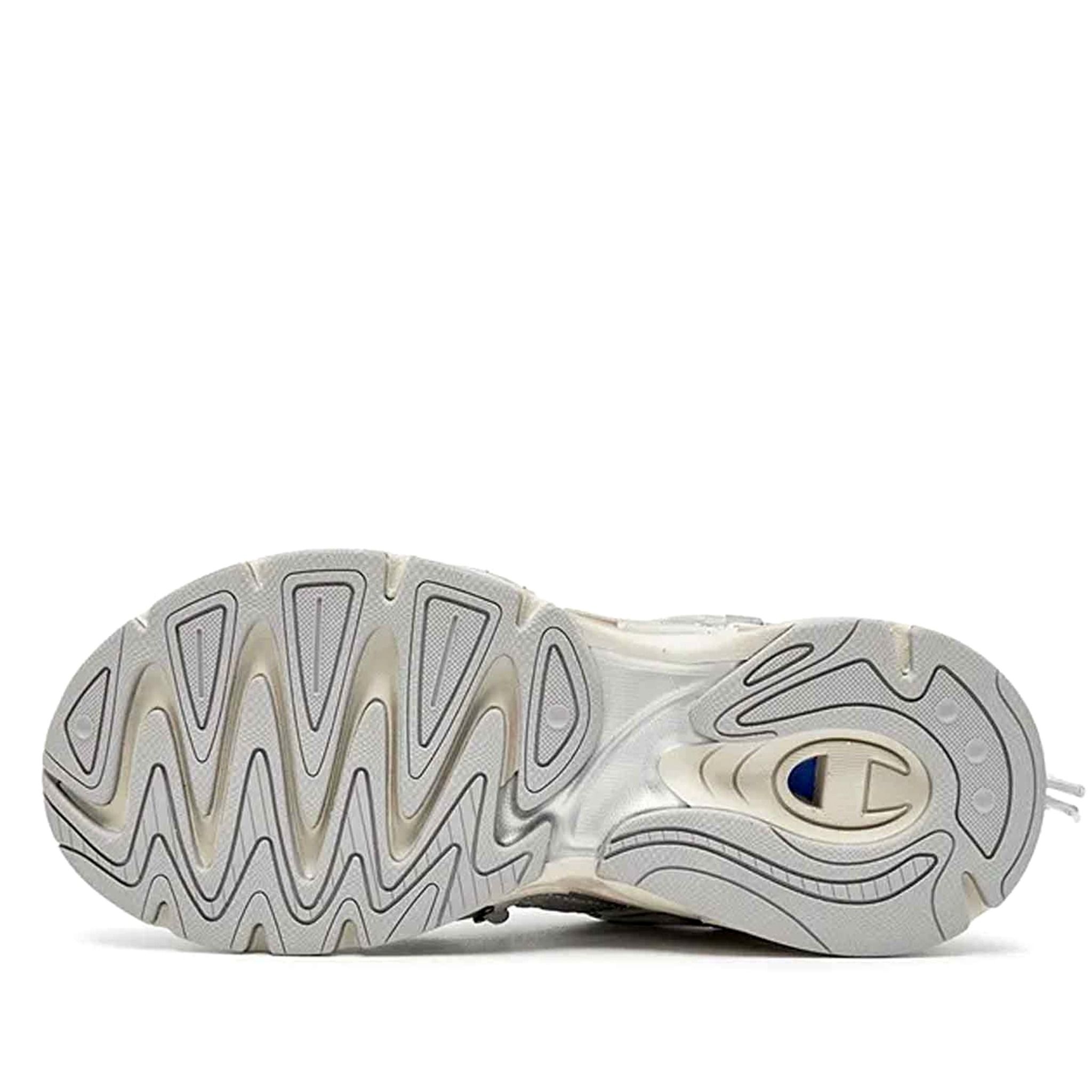  CHAMPION CHUNKY LOW-TOP SILVER/MILK WHITE U5AFCRU15P8 