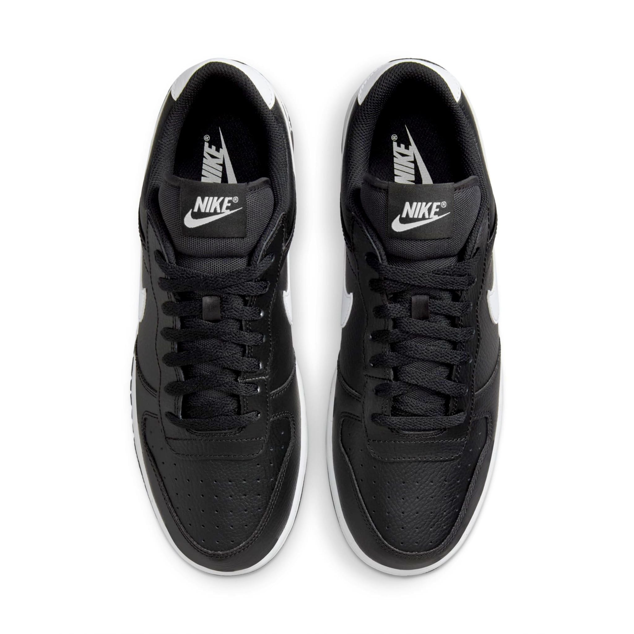  NIKE BIG NIKE LOW BLACK WHITE 355152-016 