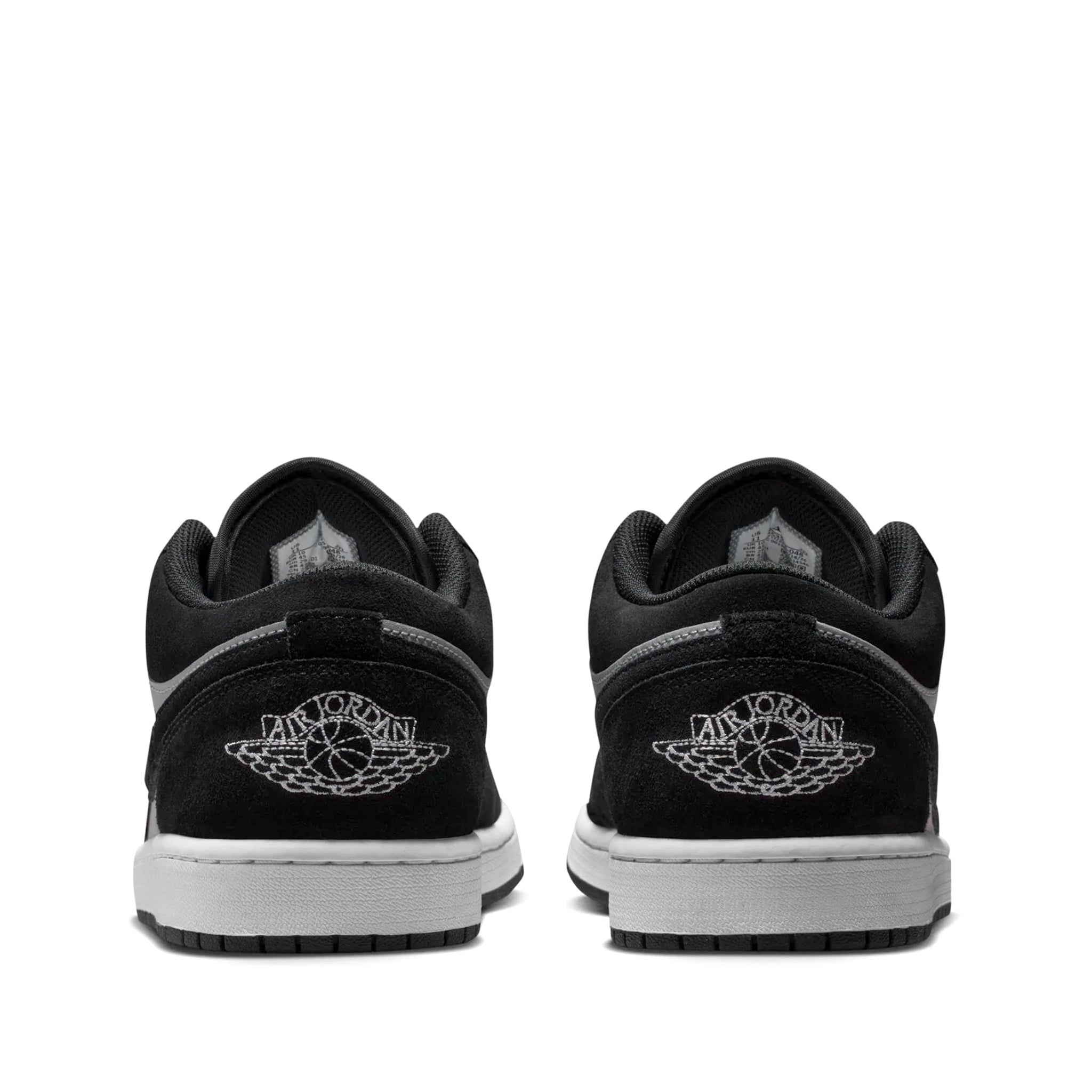  AIR JORDAN 1 LOW BLACK LIGHT SMOKE GREY 553558-048 
