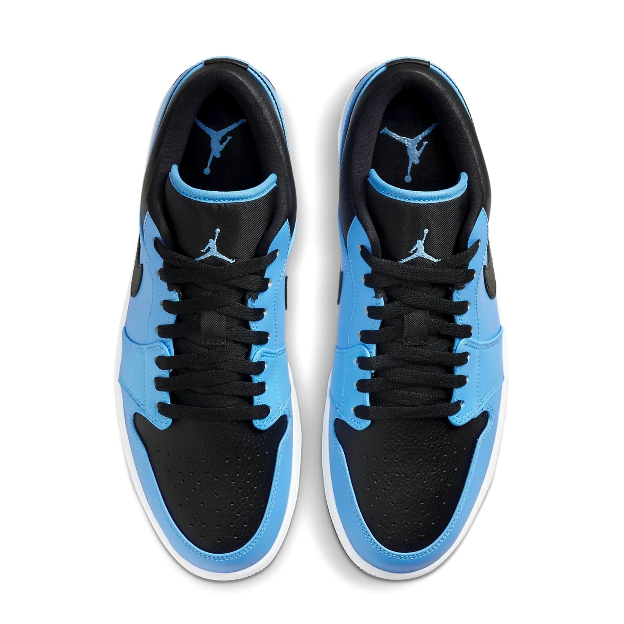  NIKE AIR JORDAN 1 LOW UNIVERSITY BLUE BLACK 553558-403 