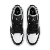  NIKE AIR JORDAN 1 LOW BLACK WHITE GREY 553560-040 