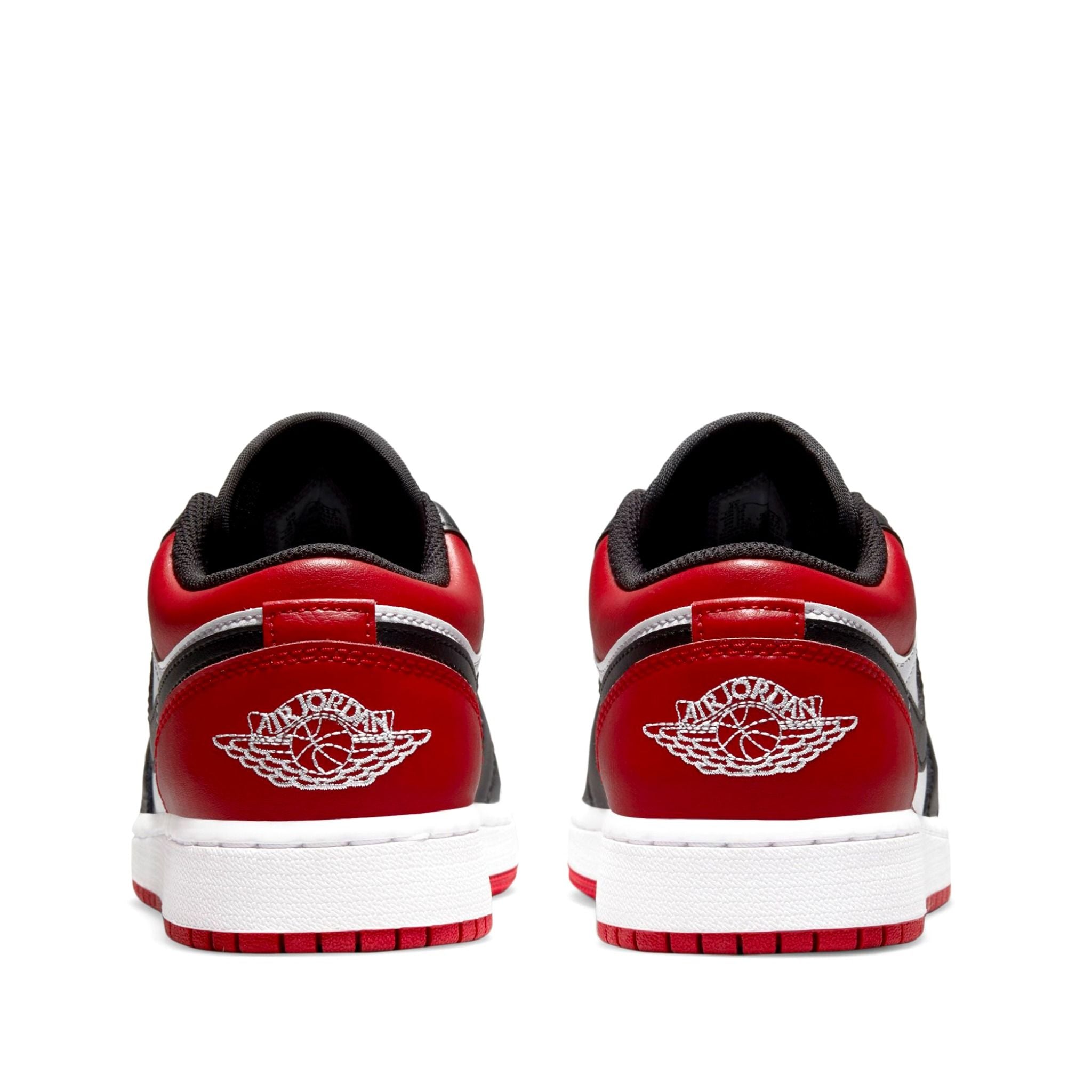  NIKE AIR JORDAN 1 LOW BRED TOE GS 553560-612 