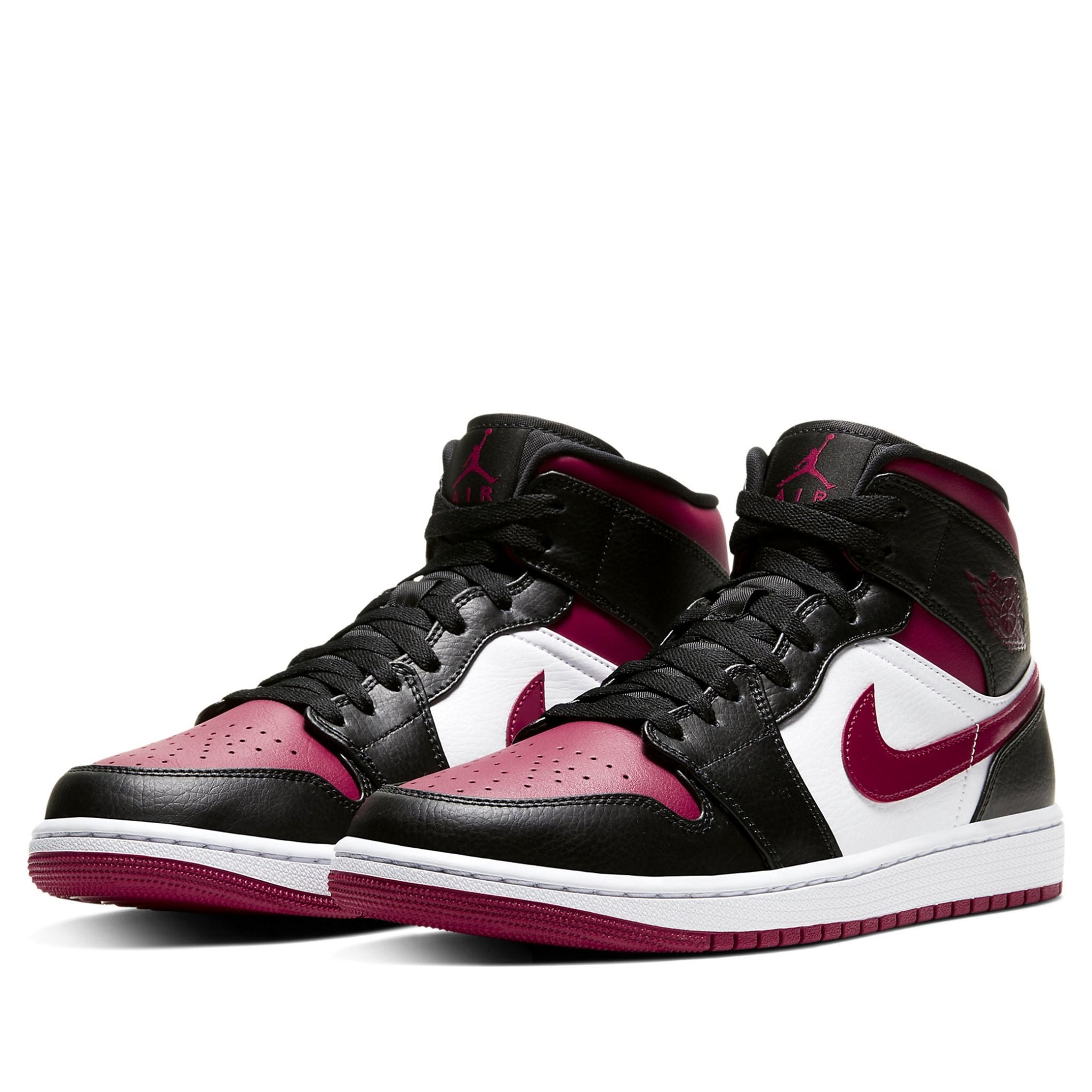  NIKE AIR JORDAN 1 MID BRED TOE MEN 554724-066 