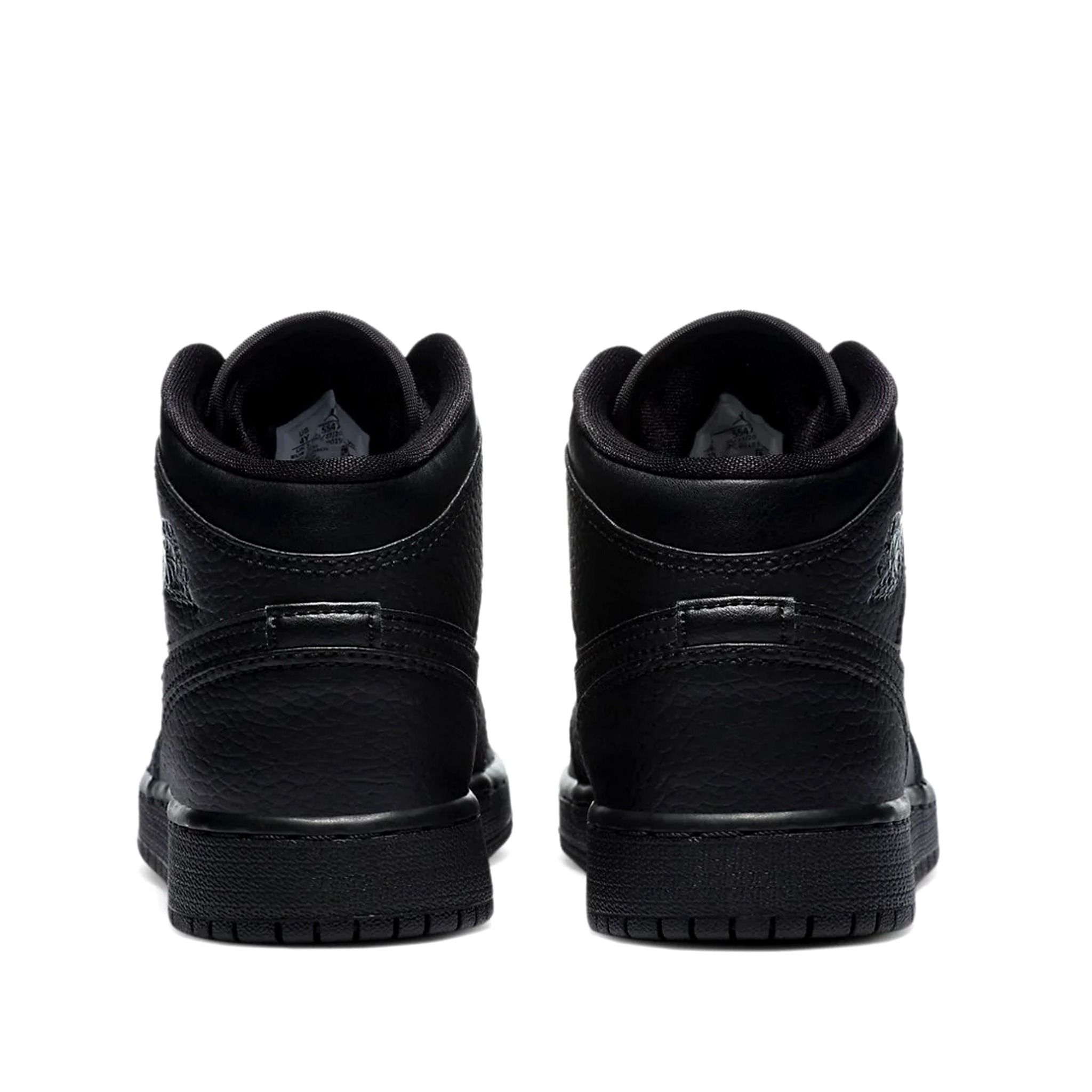  NIKE AIR JORDAN 1 MID TRIPLE BLACK 554725-091 