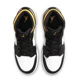  NIKE AIR JORDAN 1 MID GS WHITE POLLEN BLACK 554725-177 