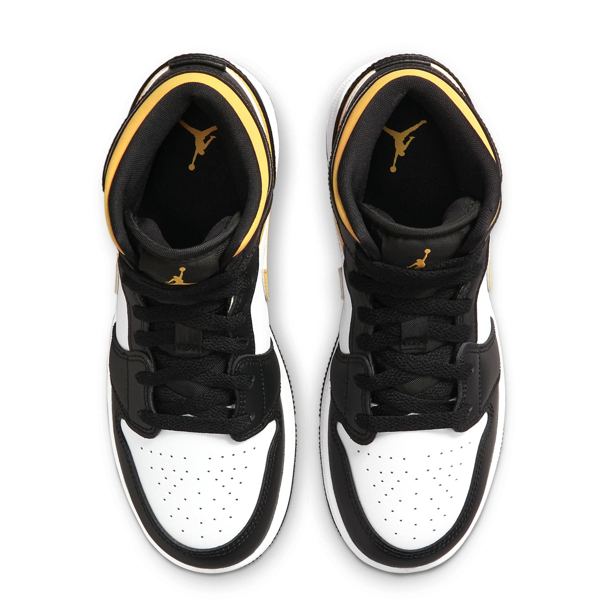  NIKE AIR JORDAN 1 MID GS WHITE POLLEN BLACK 554725-177 