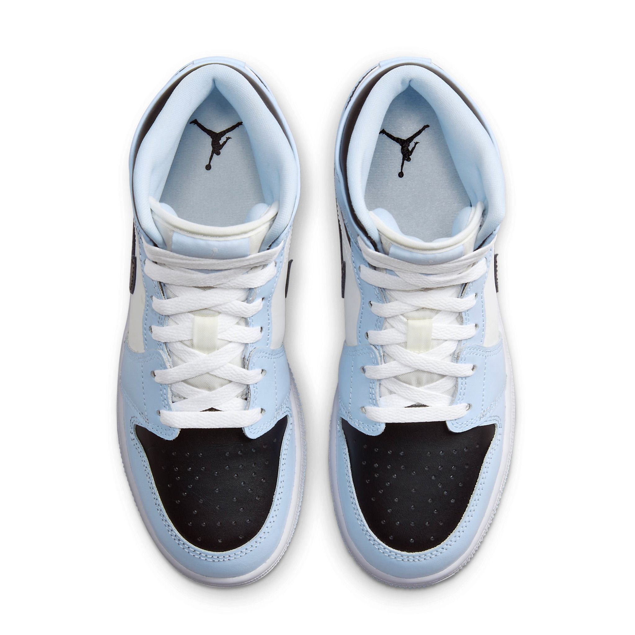  NIKE AIR JORDAN 1 MID ICE BLUE 555112-401 