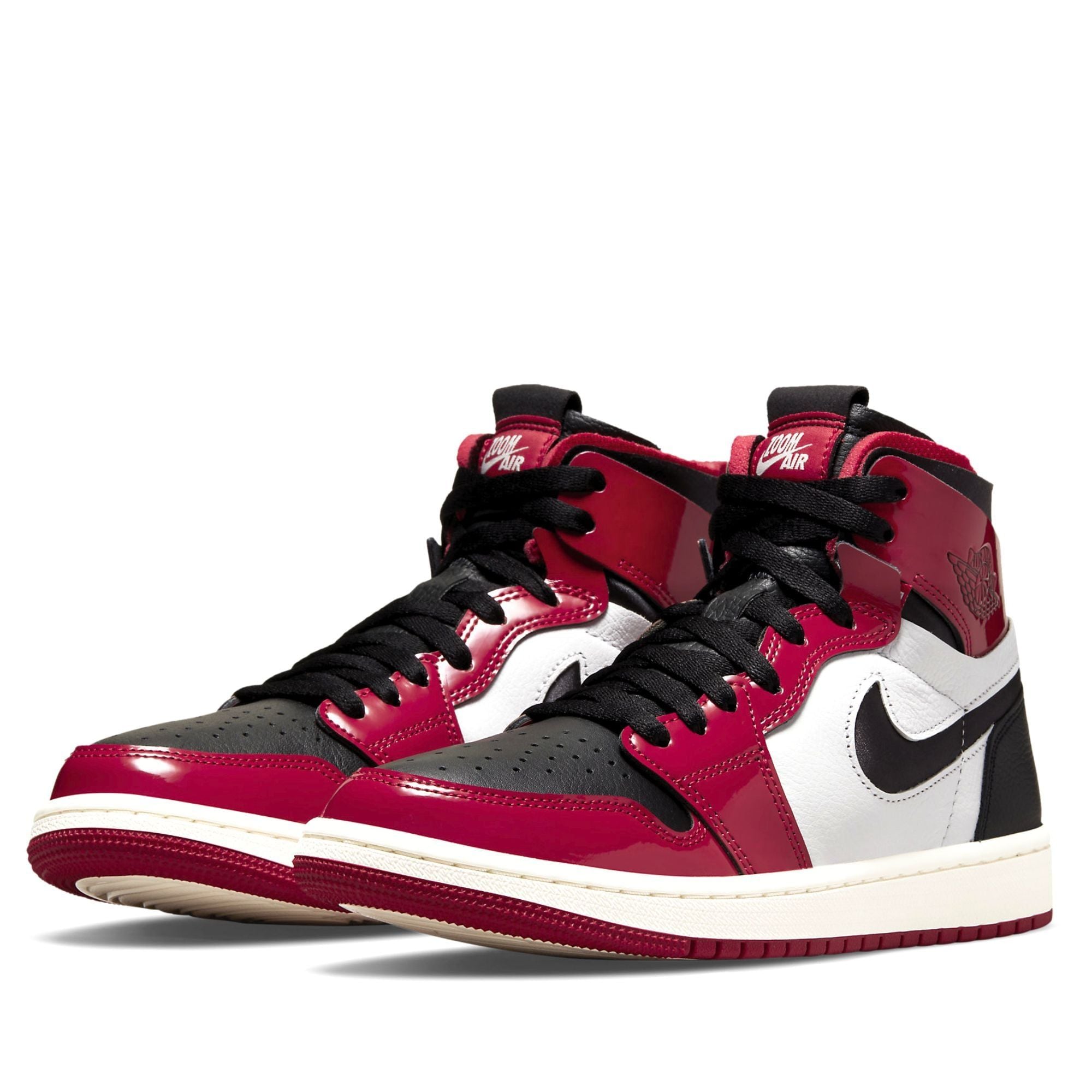  NIKE AIR JORDAN 1 ZOOM HIGH PATENT RED CHICAGO CT0979-610 