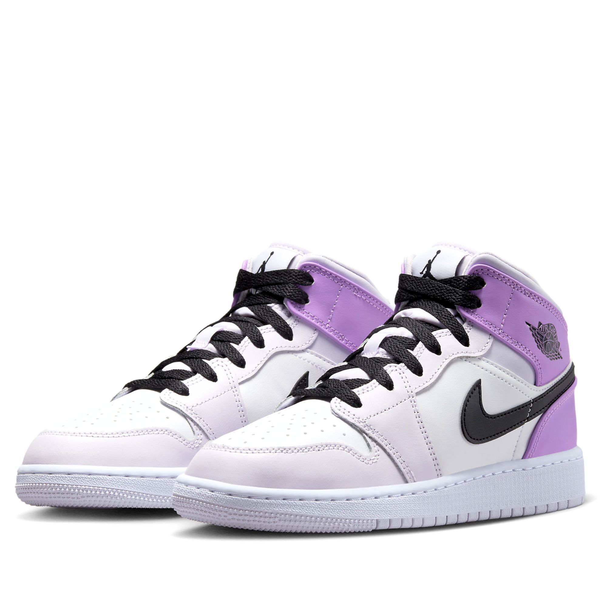  NIKE AIR JORDAN 1 MID BARELY GRAPE GS DQ8423-501 