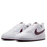  NIKE COURT BOROUGH LOW RECRAFT WHITE BURGUNDY CRUSH DV5456-112 