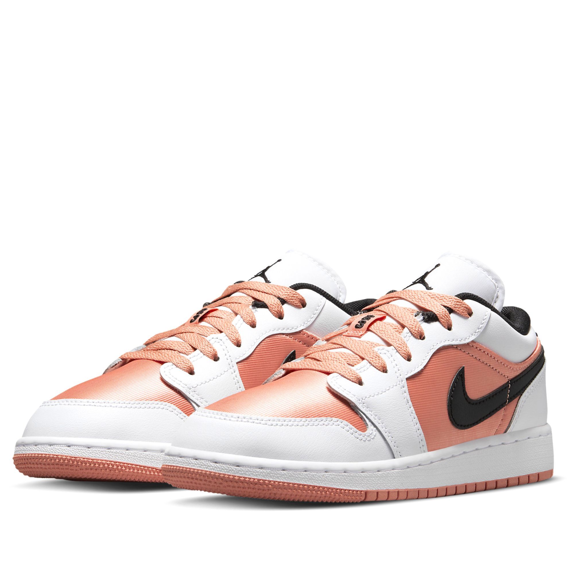  NIKE AIR JORDAN 1 LOW WHITE LIGHT MADDER ROOT GS DM8960-801 