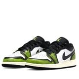  NIKE AIR JORDAN 1 LOW WHITE BLACK GREEN GS DO8244-003 