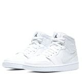  NIKE AIR JORDAN 1 MID WHITE SNAKESKIN BQ6472-110 l BQ6472-100 