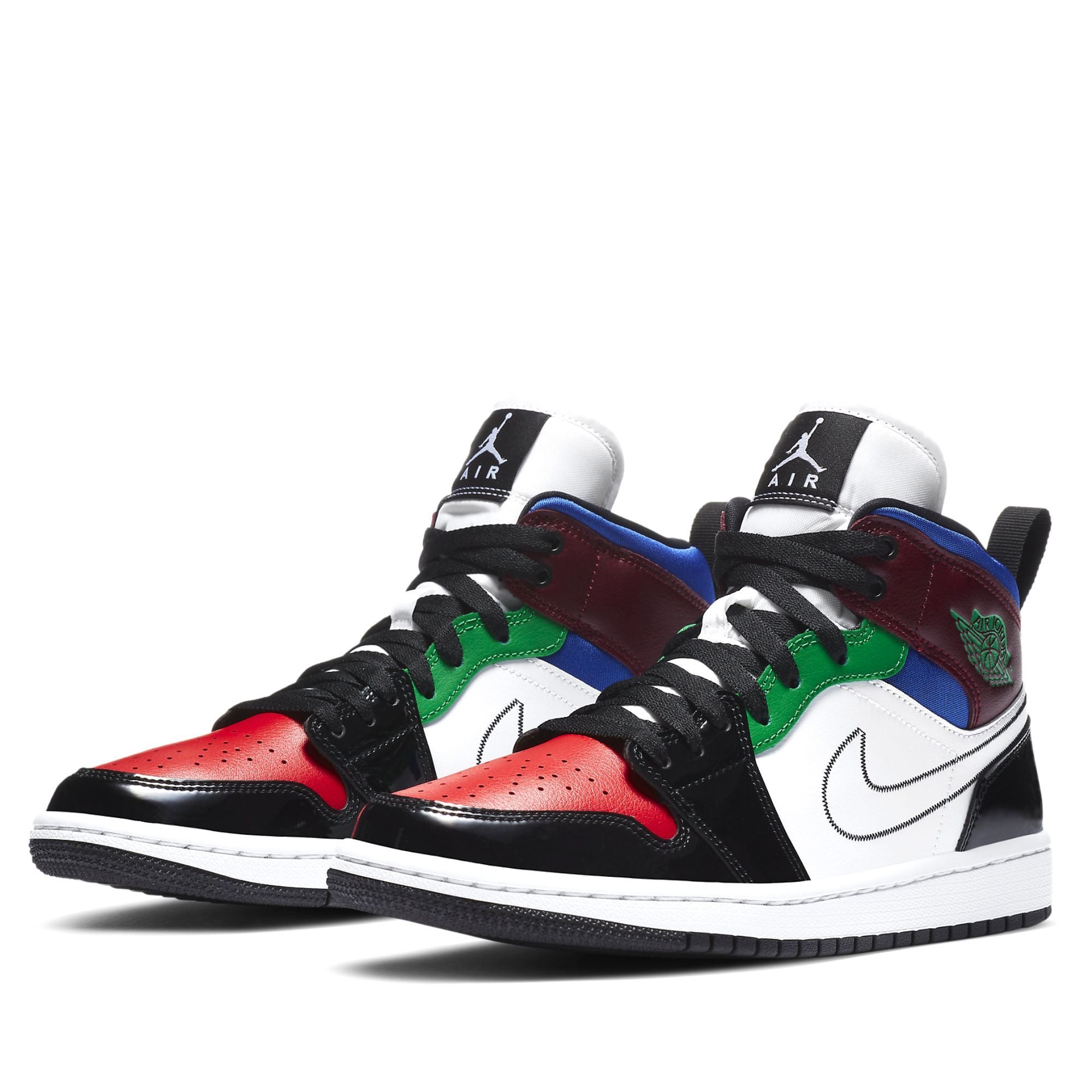  NIKE AIR JORDAN 1 MID MULTI COLOR DB5454-001 