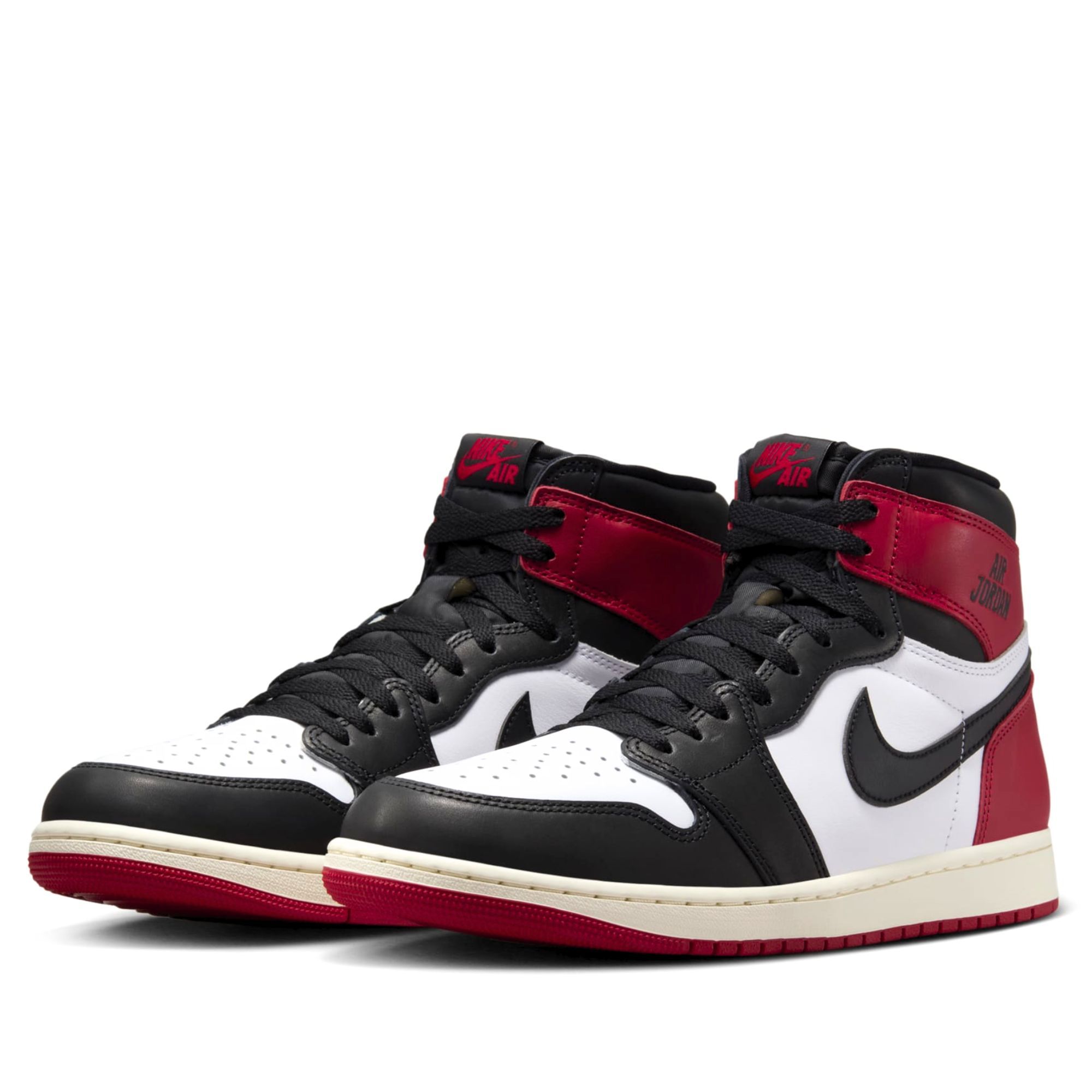 NIKE AIR JORDAN 1 HIGH RETRO OG BLACK TOE REIMAGINED GS FD1437-106 