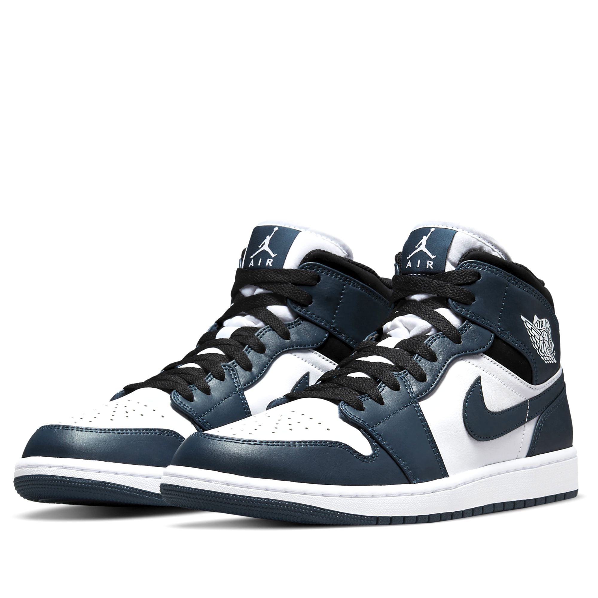  NIKE AIR JORDAN 1 MID DARK TEAL 554724-411 