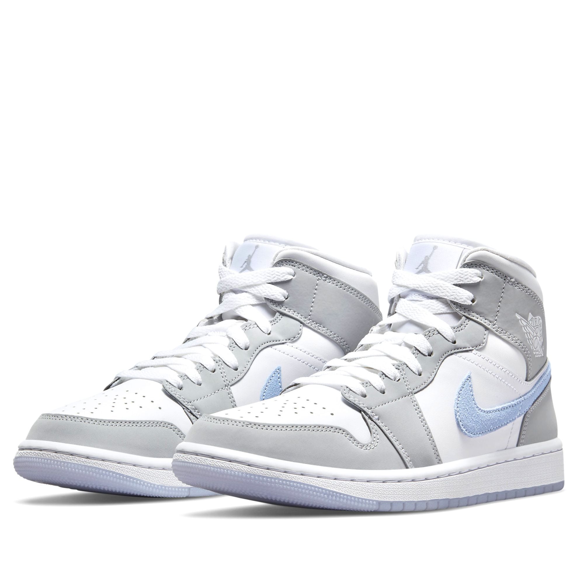  NIKE AIR JORDAN 1 MID WOLF GREY BQ6472-105 