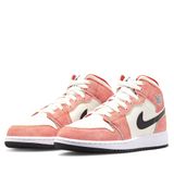  NIKE AIR JORDAN 1 MID SE ORANGE SUEDE GS DV1336-800 