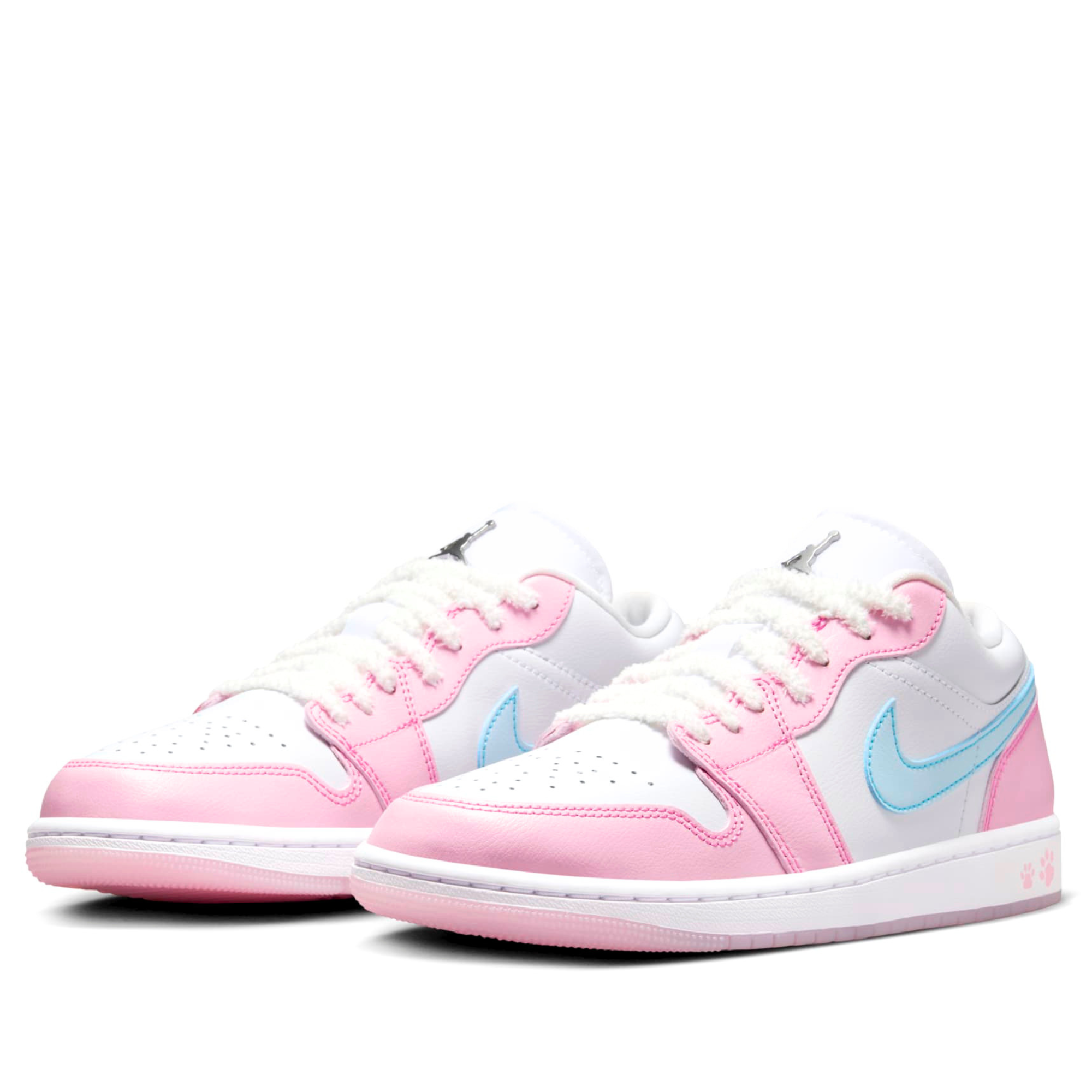  NIKE AIR JORDAN 1 LOW SE PAW PRINT PINK FOAM HM3706-141 