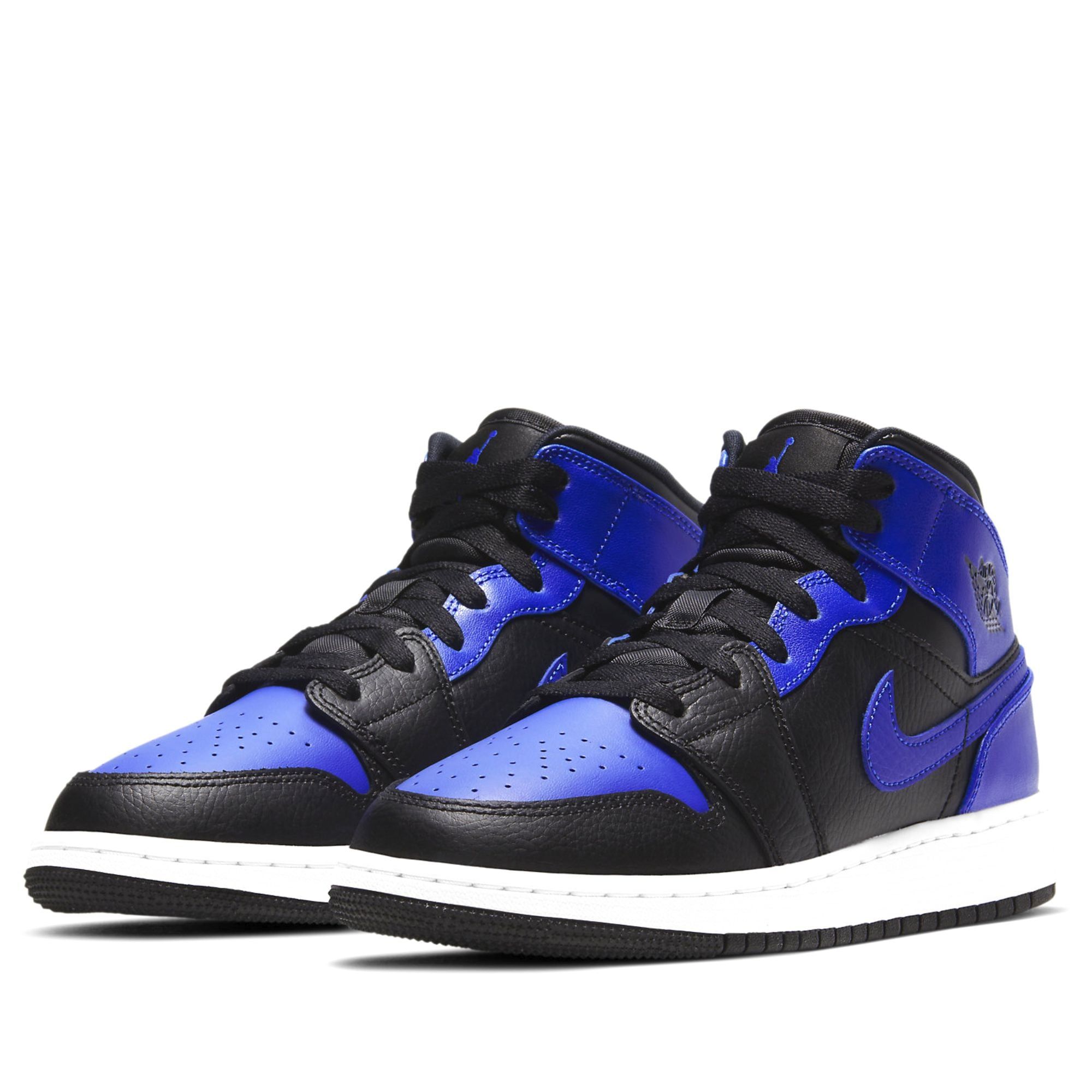  NIKE AIR JORDAN 1 MID HYPER ROYAL WOMEN 554725-077 