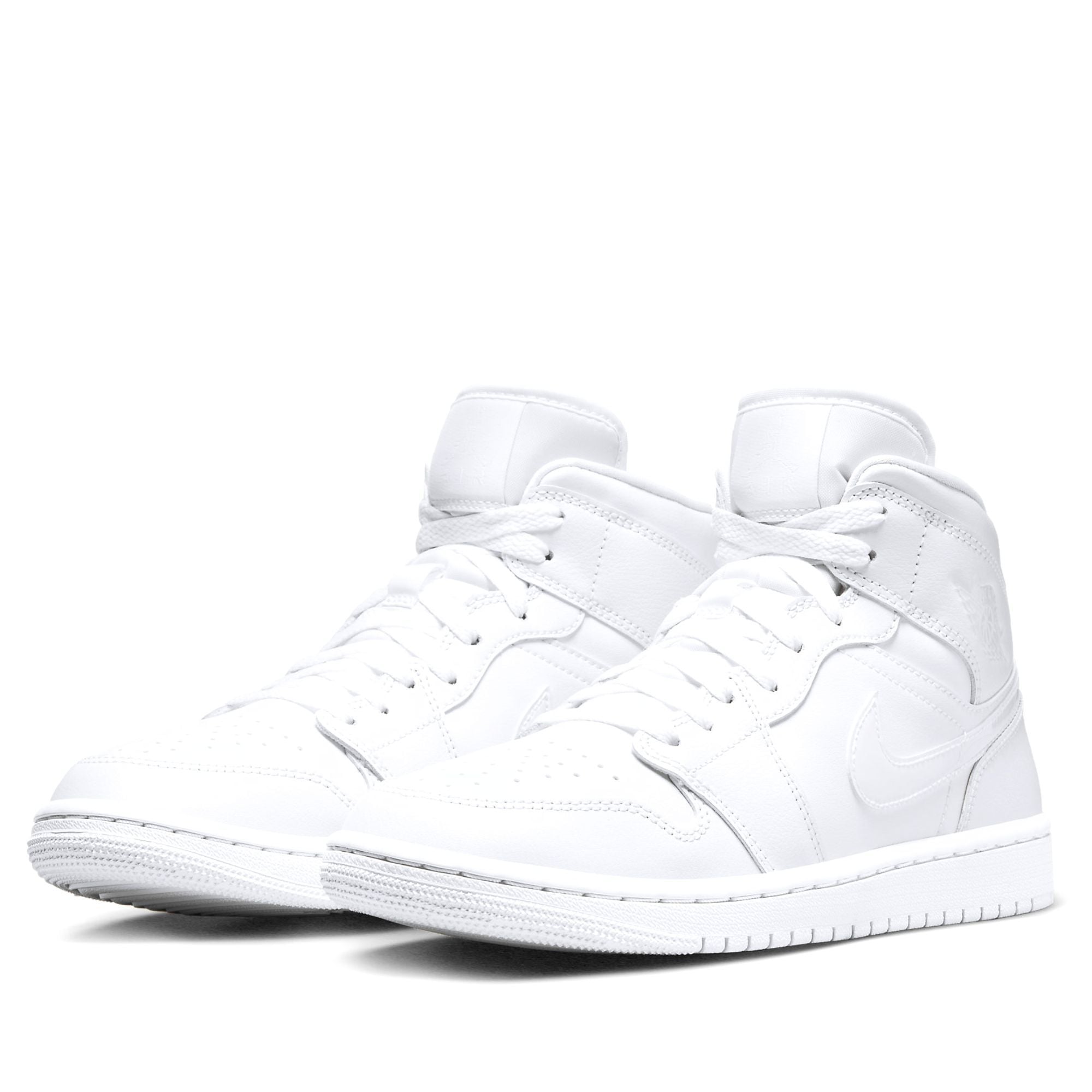  NIKE AIR JORDAN 1 MID TRIPLE WHITE W DV0991-111 