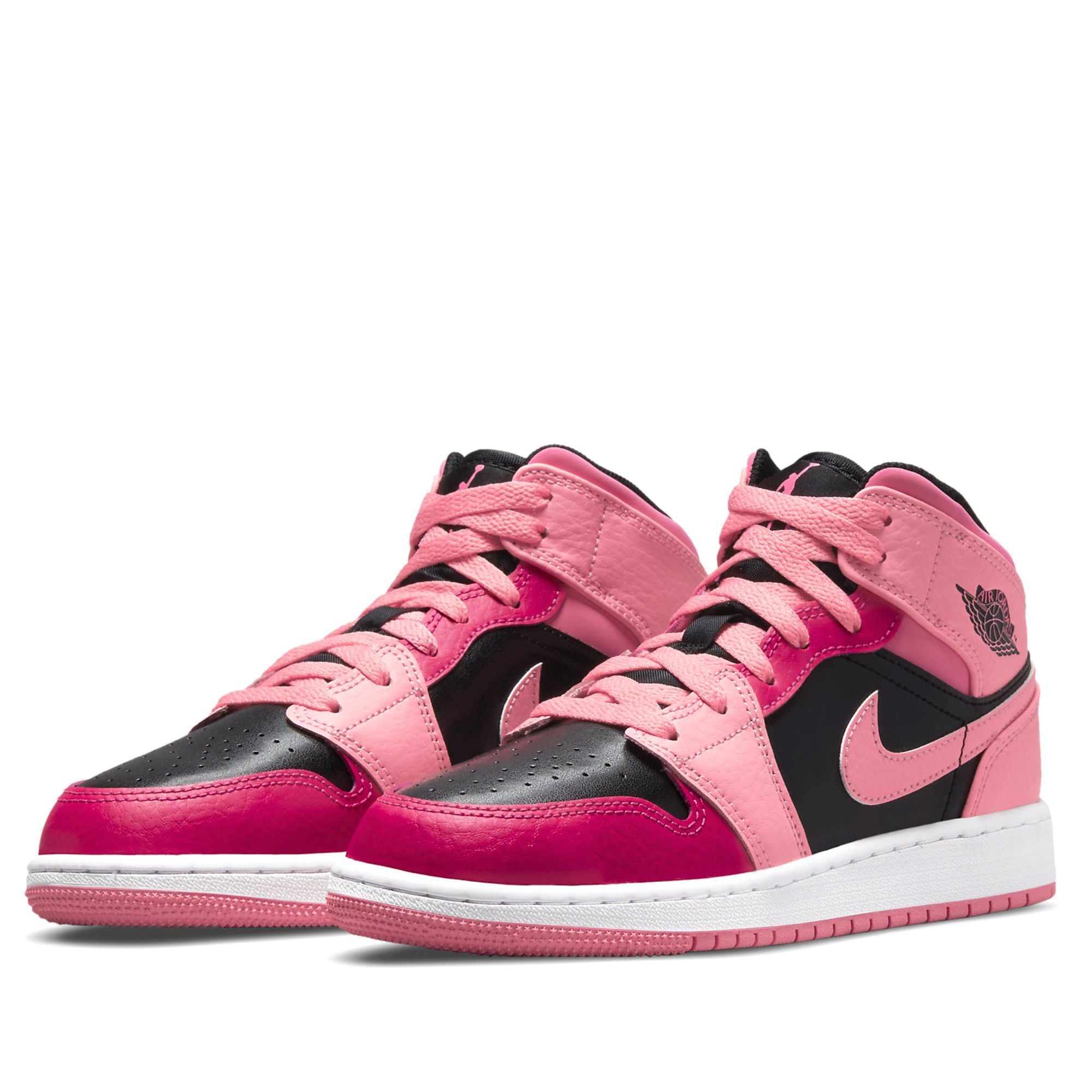  NIKE AIR JORDAN 1 MID GS CORAL CHALK 554725-662 