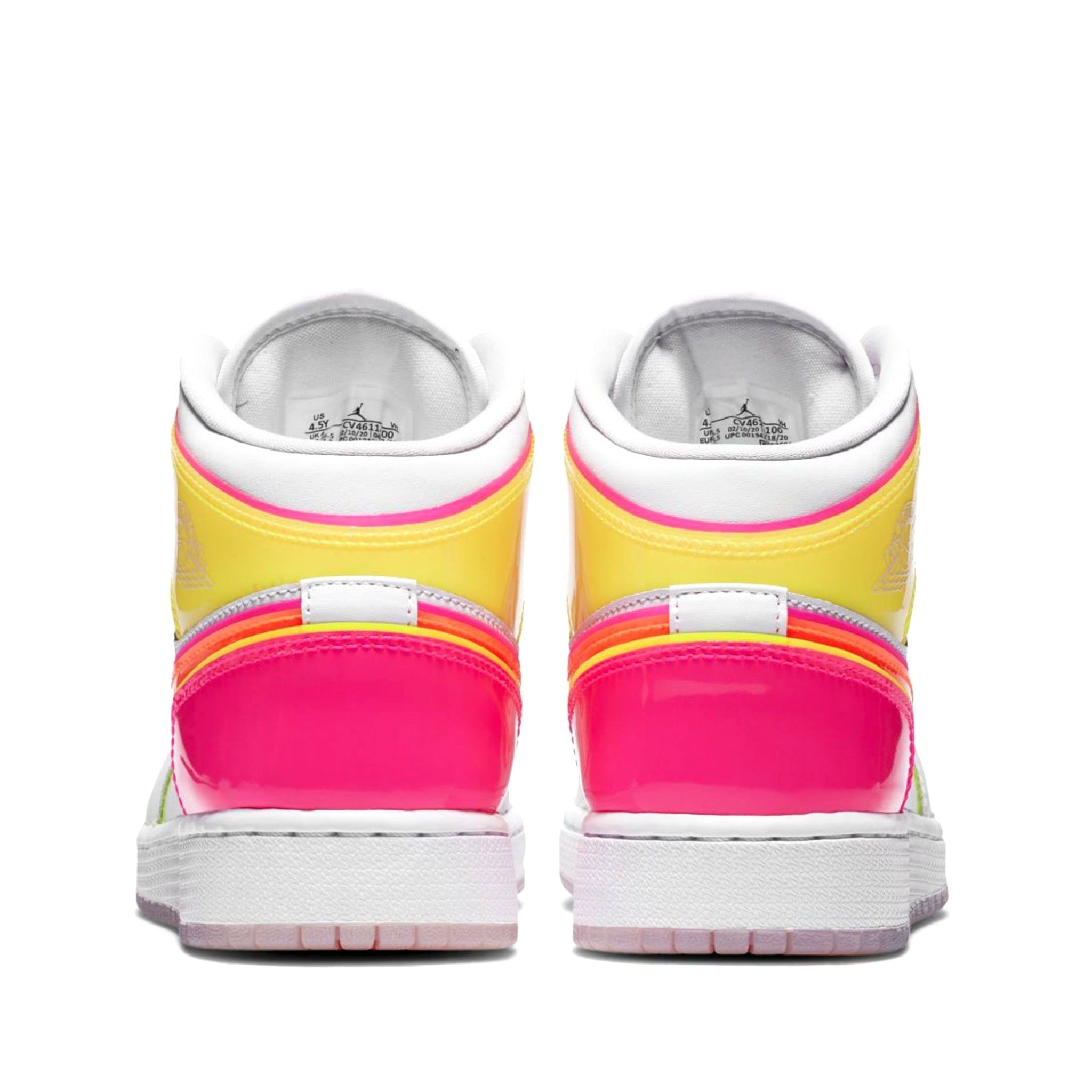  NIKE AIR JORDAN 1 MID GS EDGE GLOW CV4611-100 
