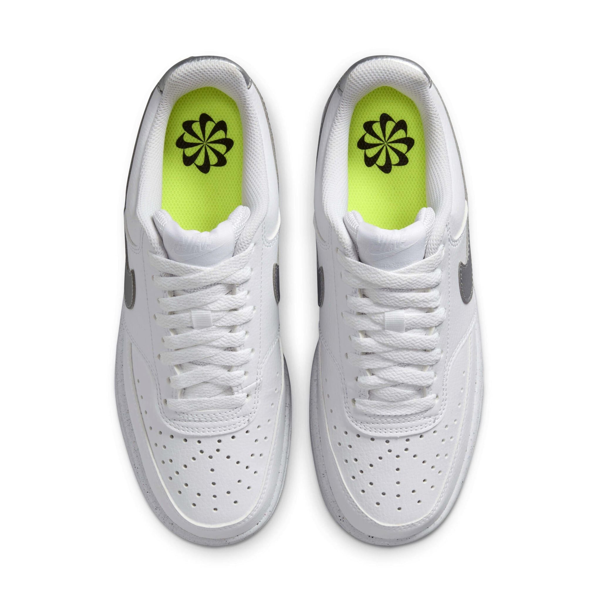  NIKE COURT VISION LOW NEXT NATURE WHITE METALLIC SILVER DH3158-108 
