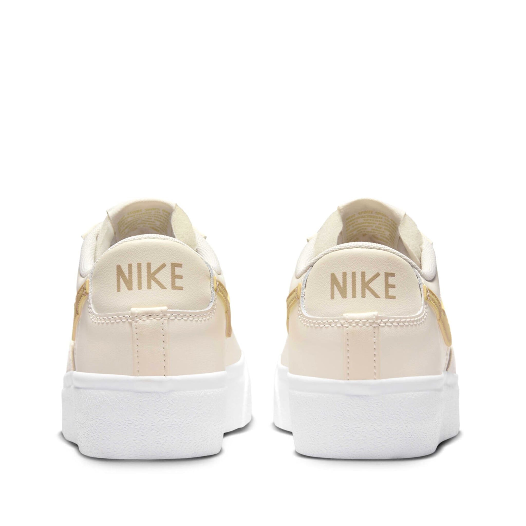  NIKE BLAZER LOW PLATFORM PALE IVOVY WHITE SATURN GOLD DJ0292-113 