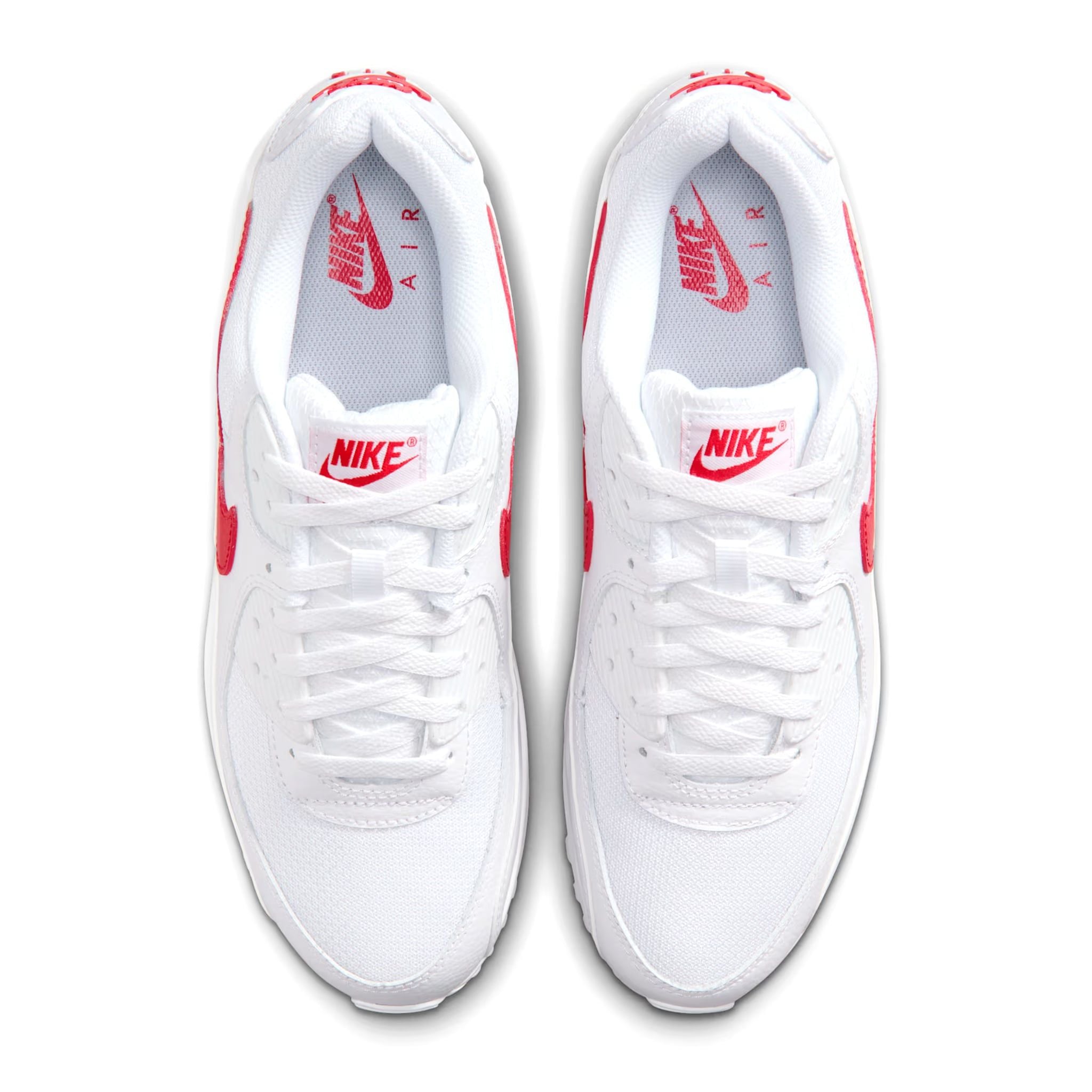  NIKE AIR MAX 90 WHITE UNIVERSITY RED DM0029-120 