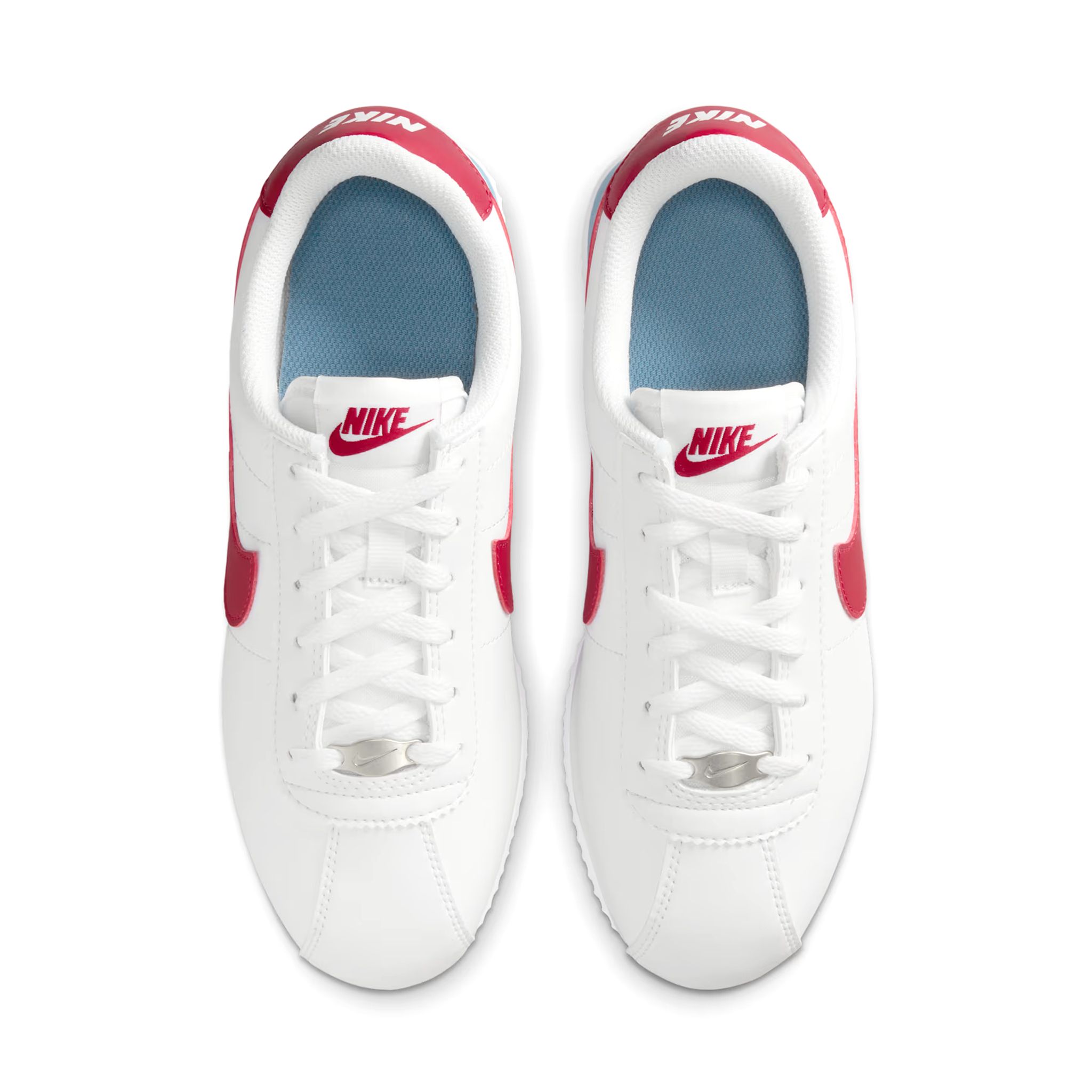  NIKE CORTEZ LEATHER WHITE VARSITY BLUE RED DN1791-108 