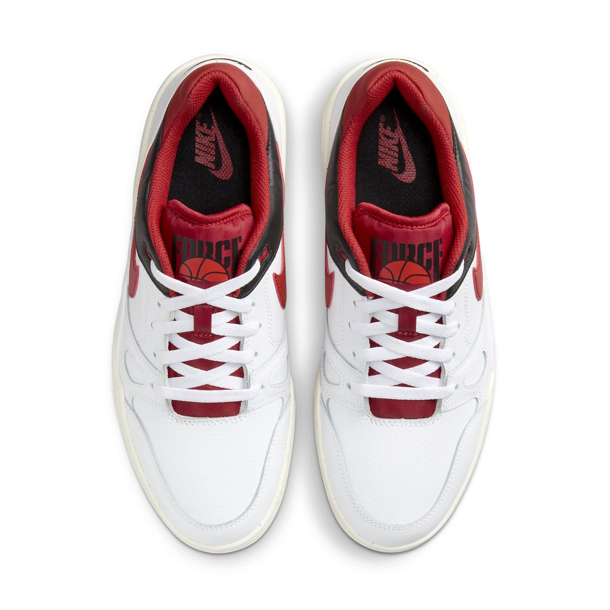  NIKE FULL FORCE LOW WHITE RED BLACK FB1362-102 