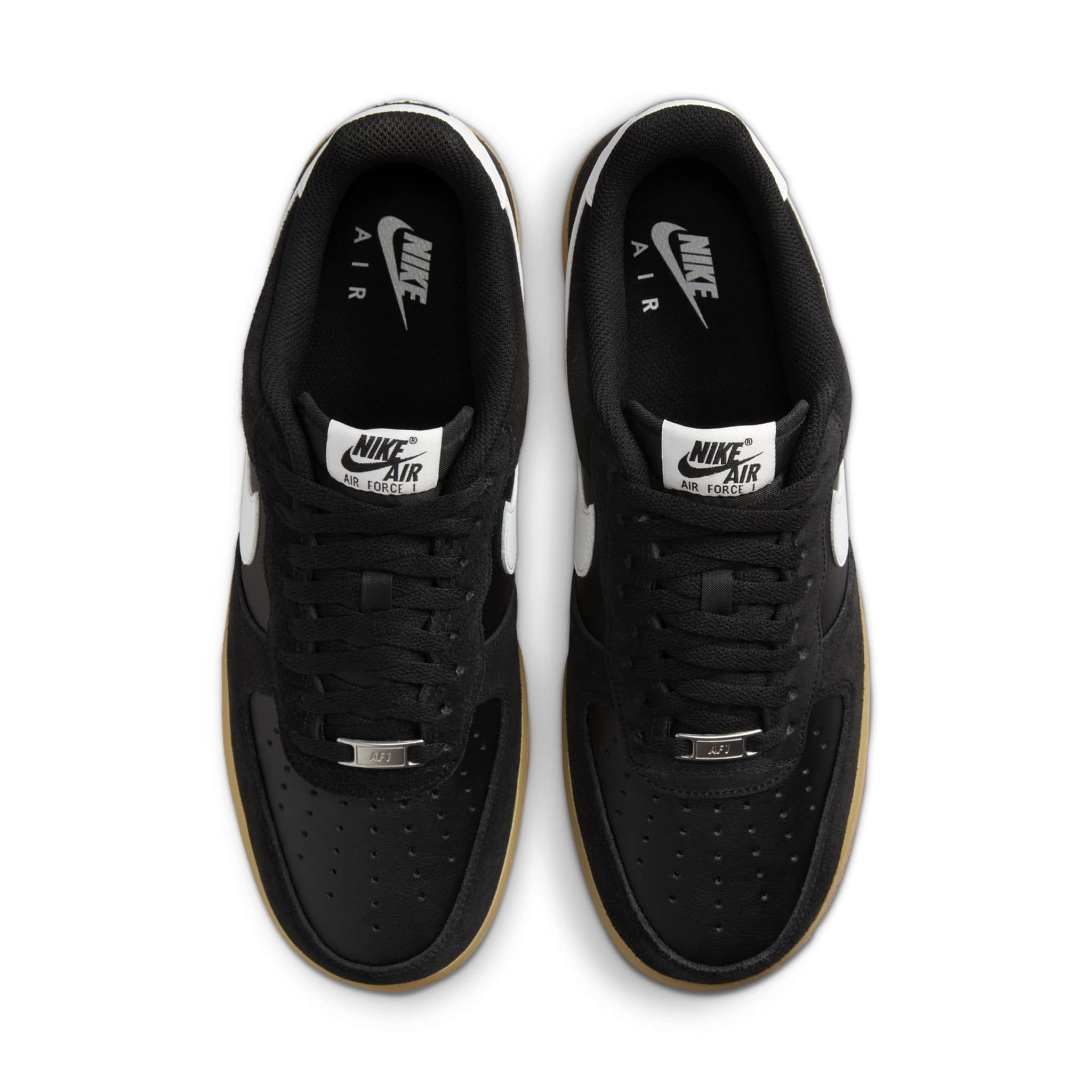  NIKE AIR FORCE 1 07 LV8 BLACK SUMMIT WHITE GUM FQ8714-004 