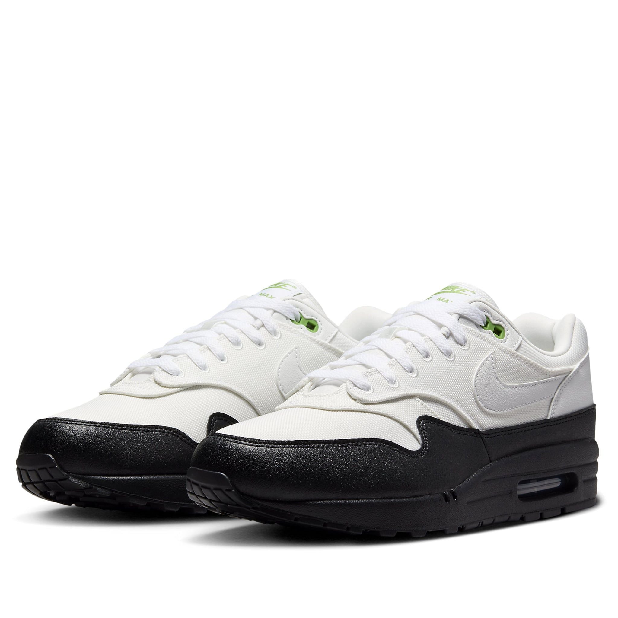  NIKE AIR MAX 1 WHITE BLACK CHLOROPHYLL FZ5160-121 