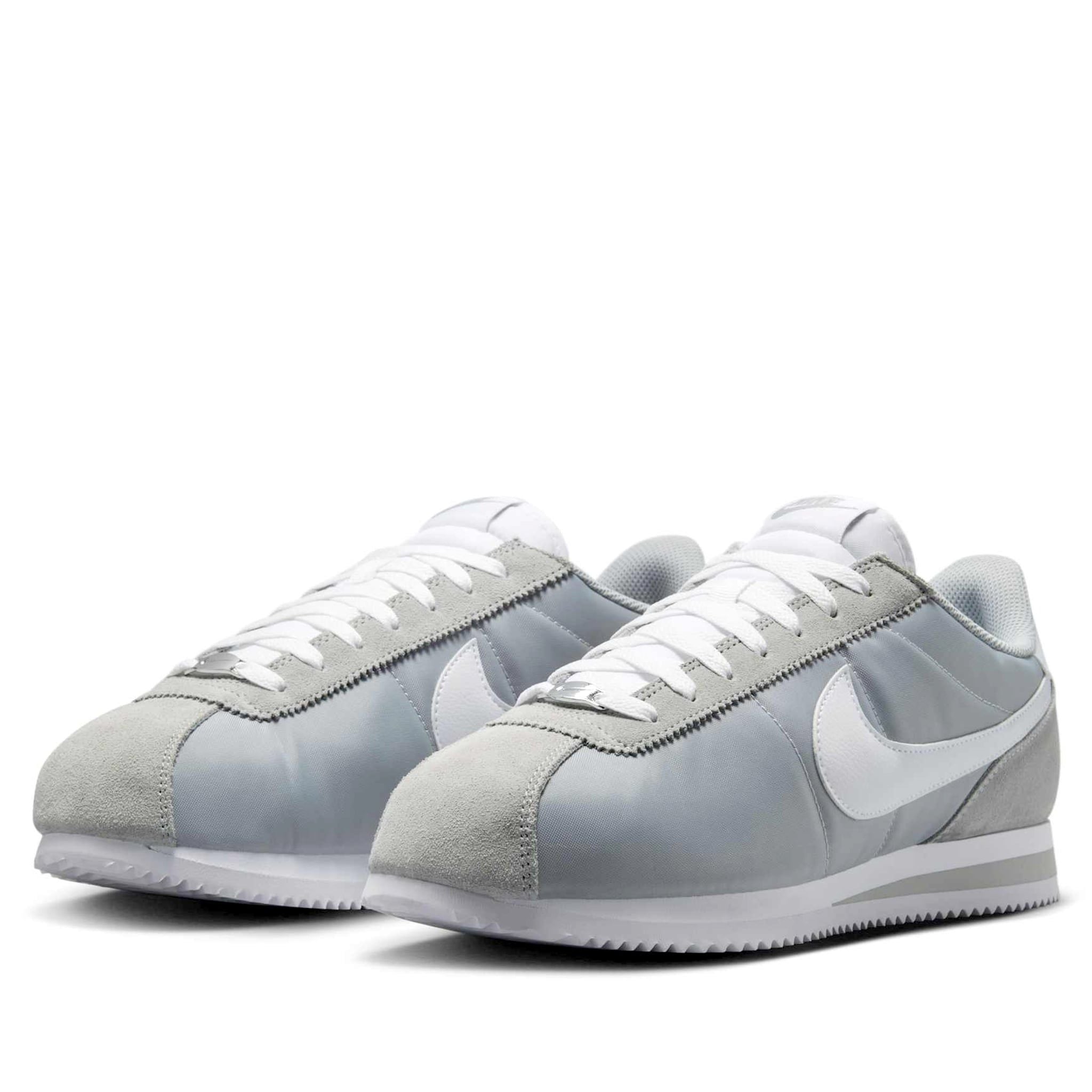  NIKE CORTEZ TEXTILE FLAT SILVER WHITE HF0263-002 